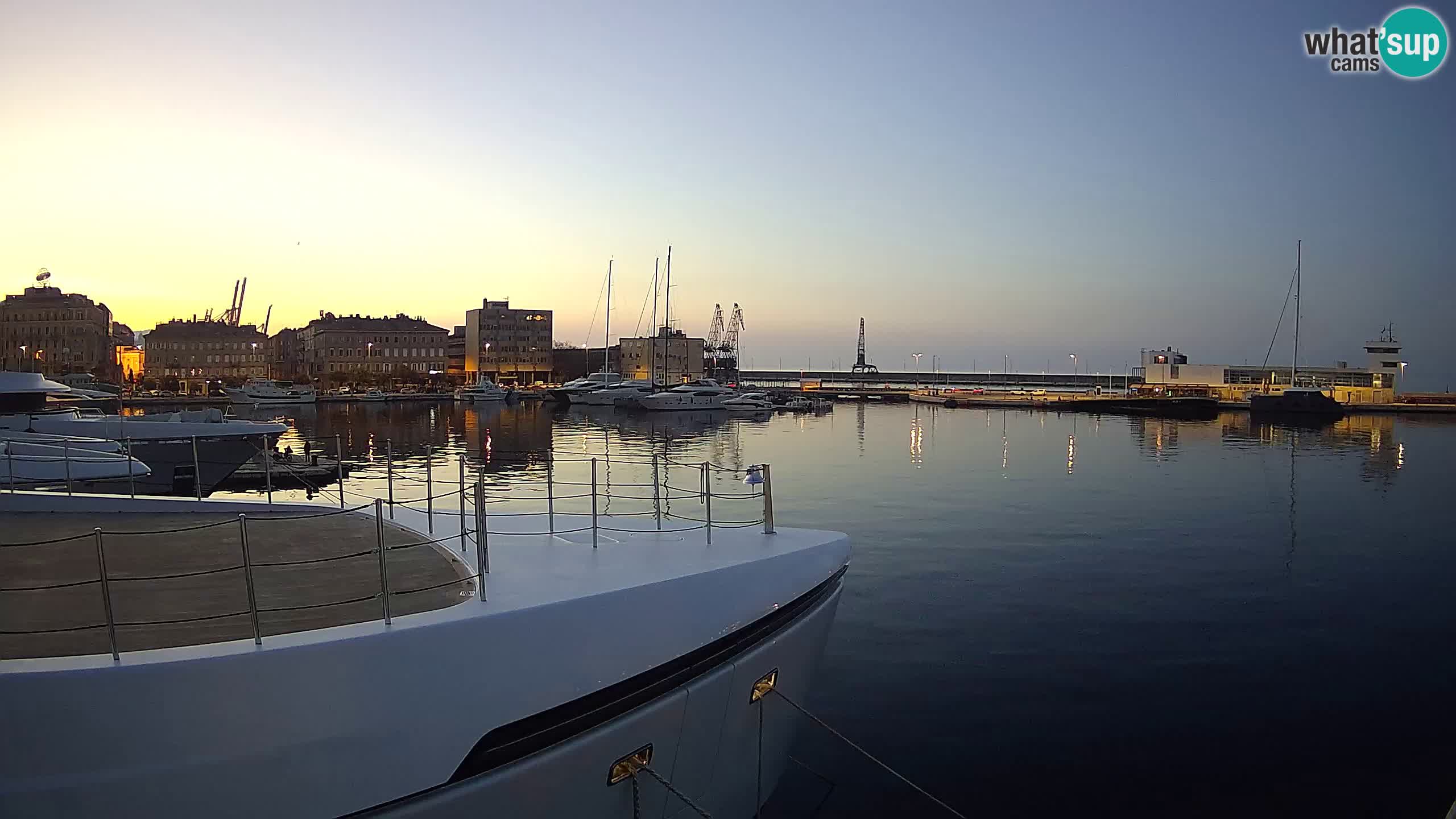 Rijeka – Botel Marina webcam en direct