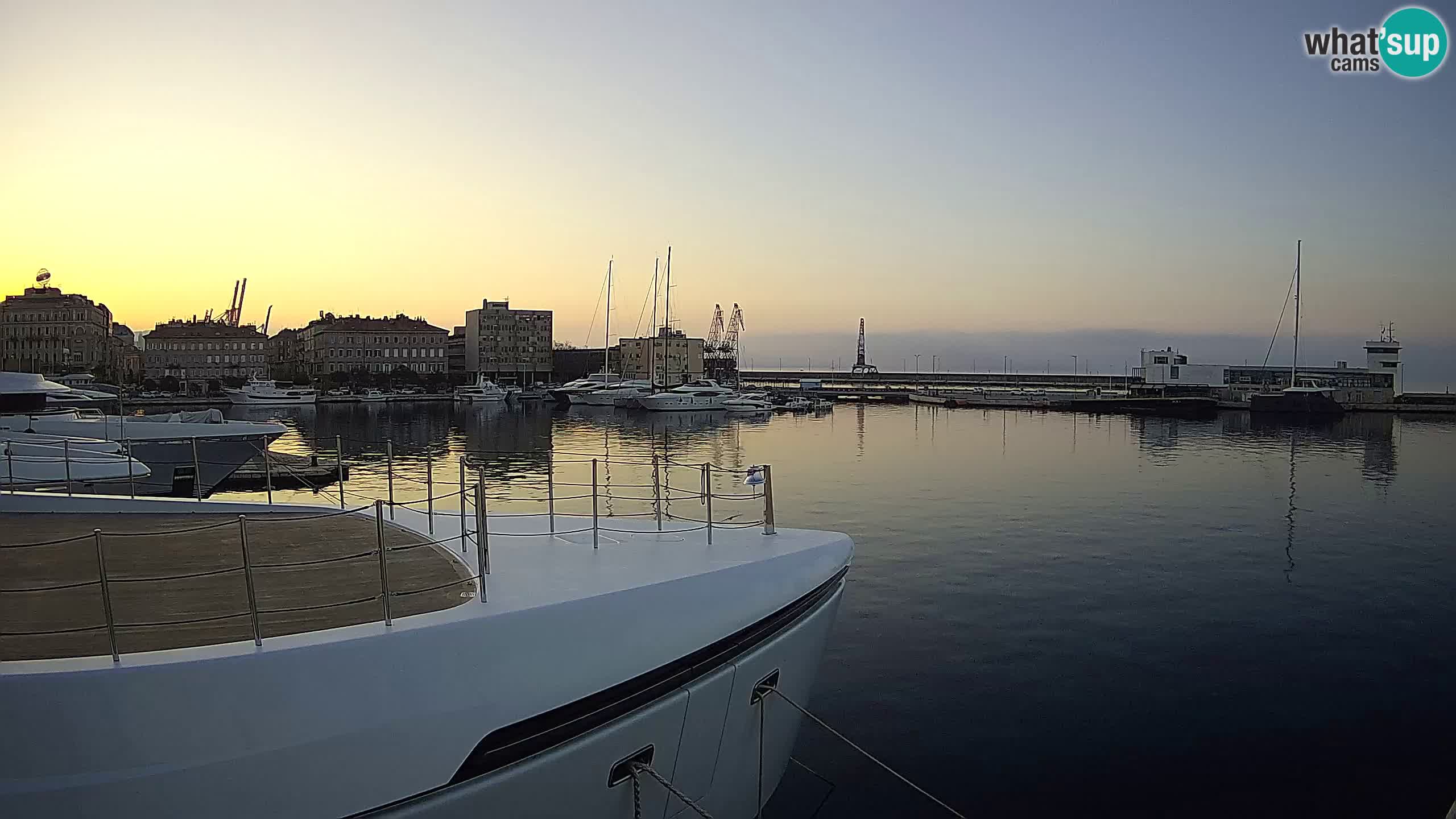Rijeka – Botel Marina webcam en direct