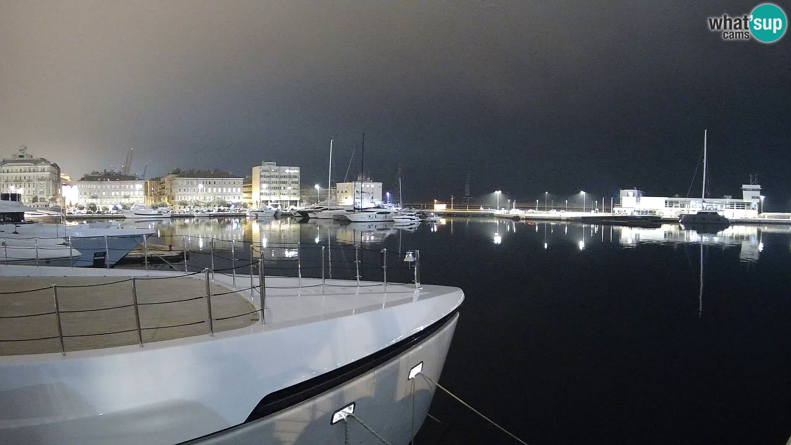 Botel Marina cámara web en vivo Rijeka