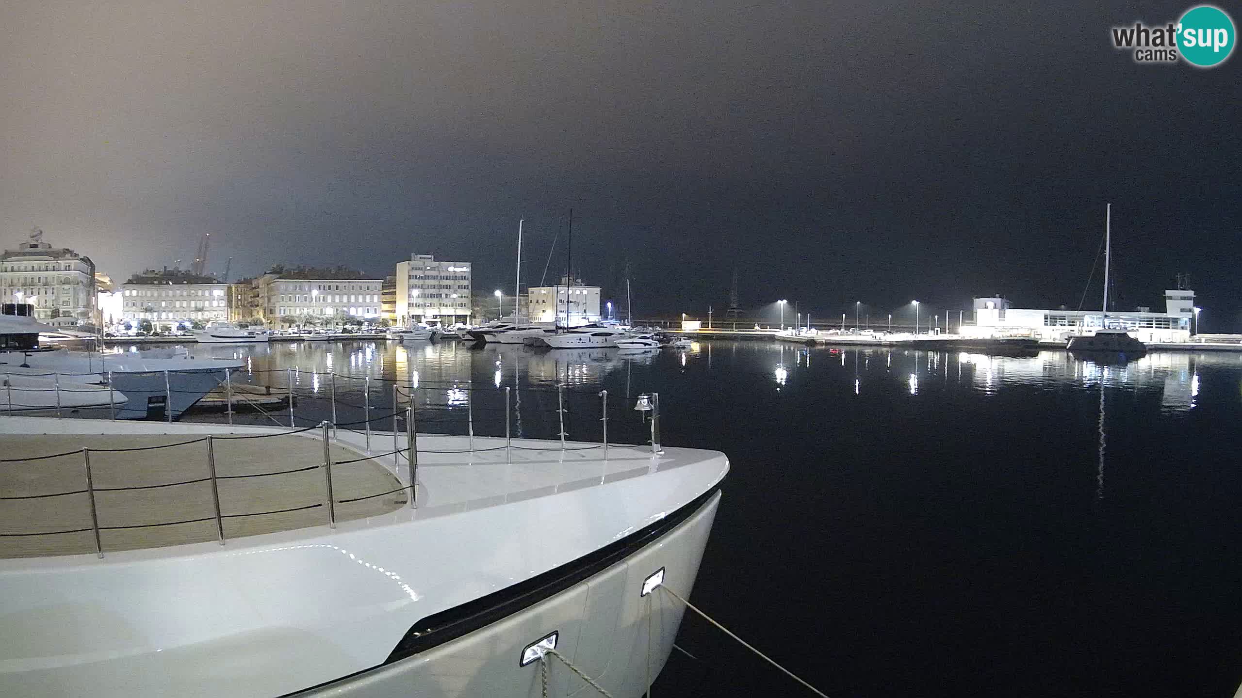 Botel Marina cámara web en vivo Rijeka