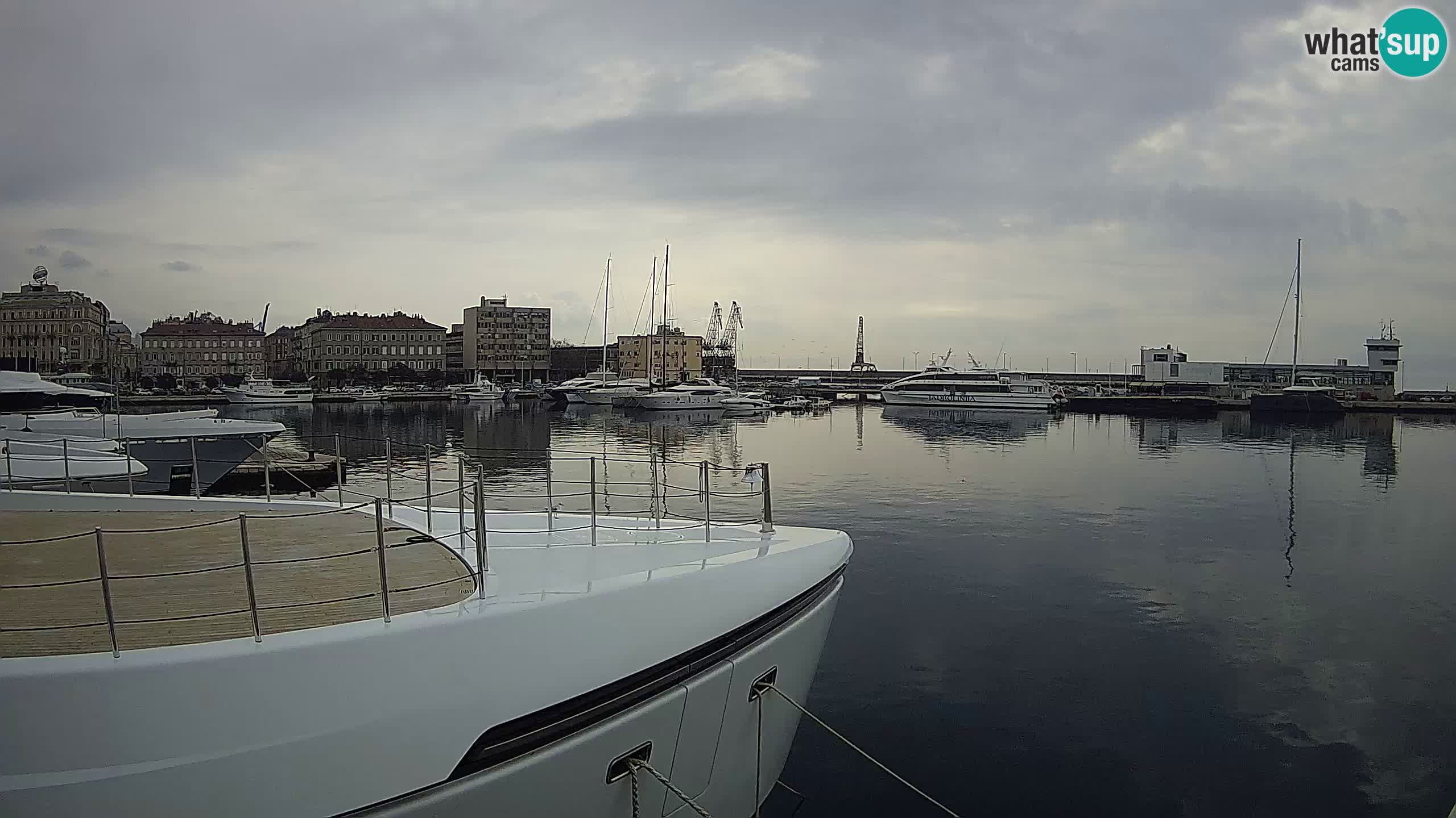 Rijeka – Botel Marina webcam en direct
