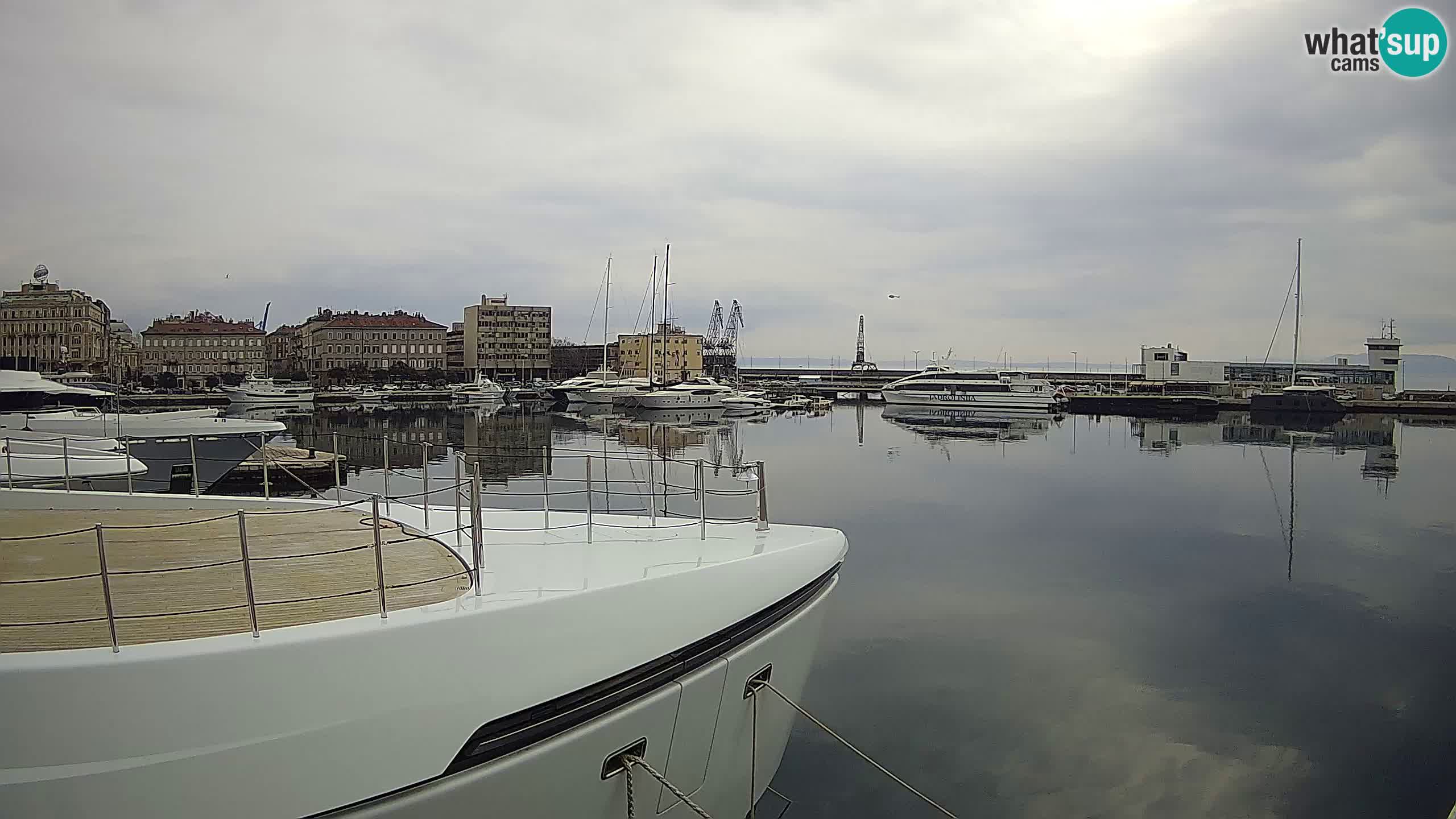Rijeka – Botel Marina web kamera