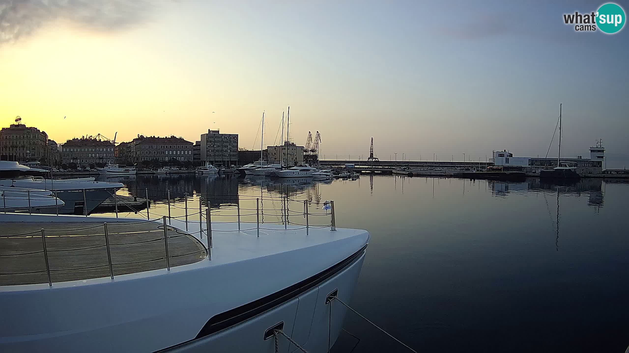 Rijeka – Botel Marina webcam en direct