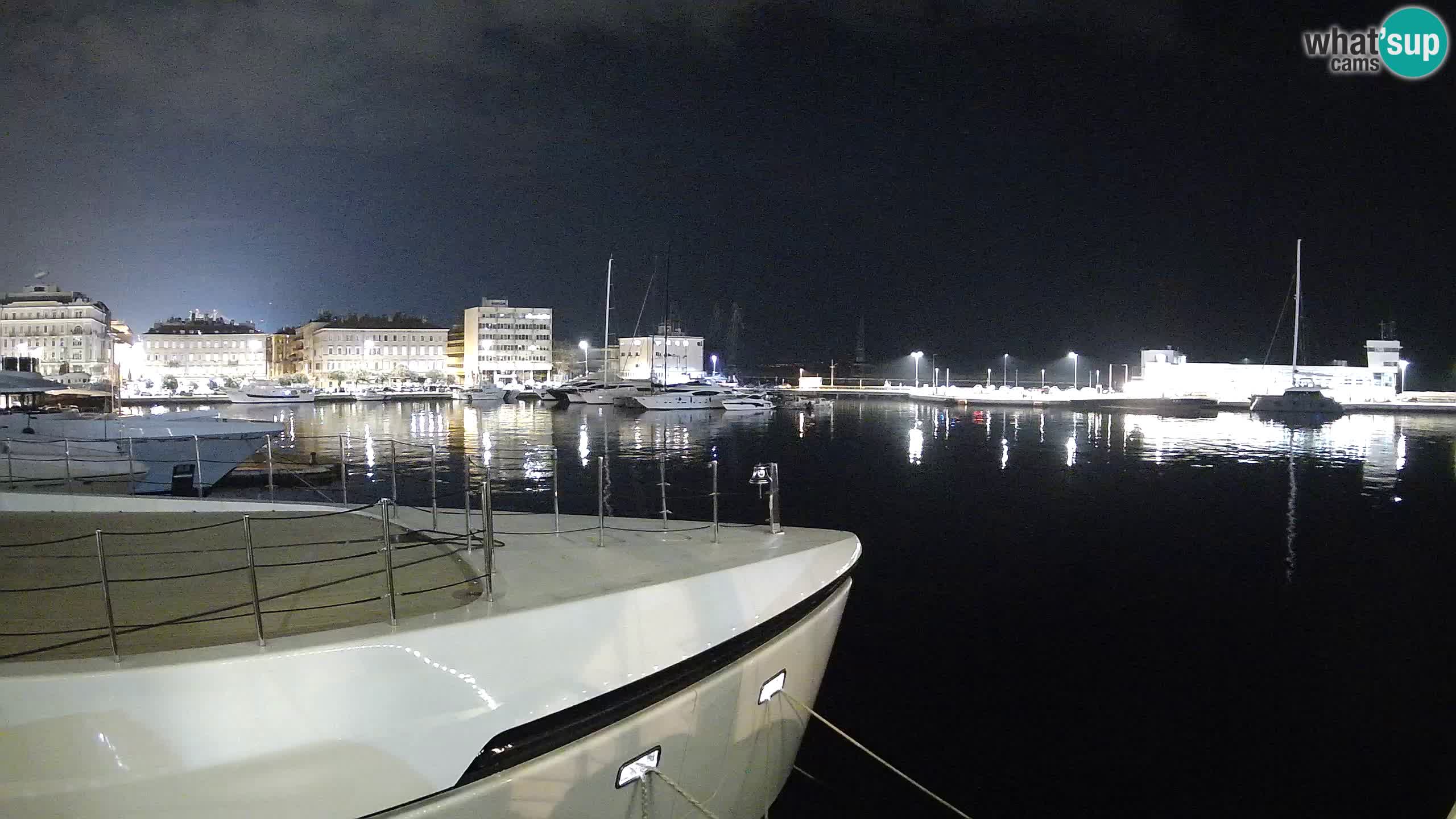 Botel Marina cámara web en vivo Rijeka