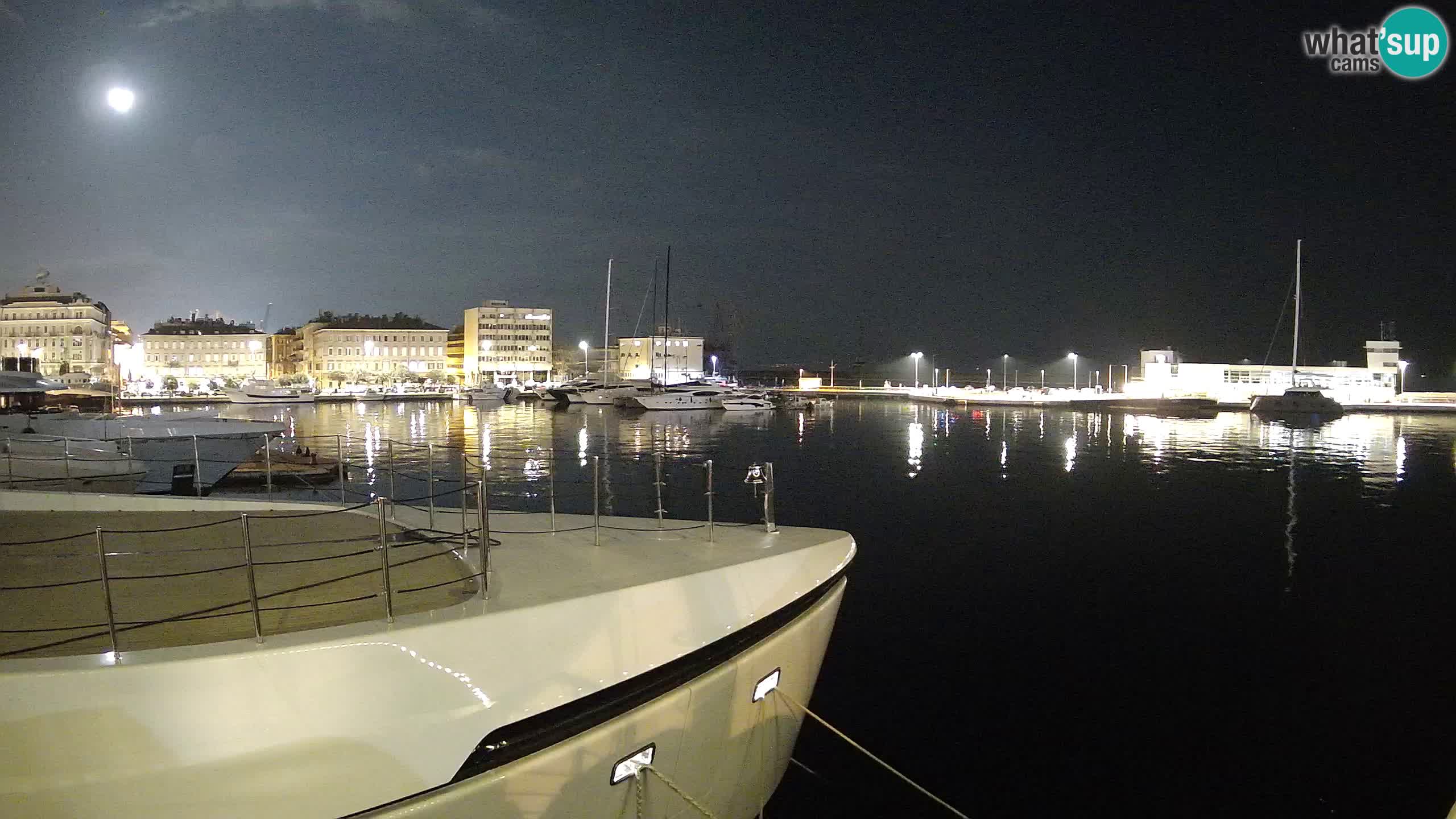 Botel Marina cámara web en vivo Rijeka