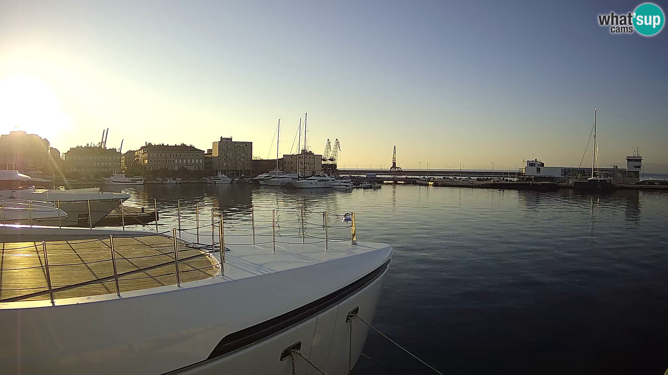 Rijeka – Botel Marina webcam en direct