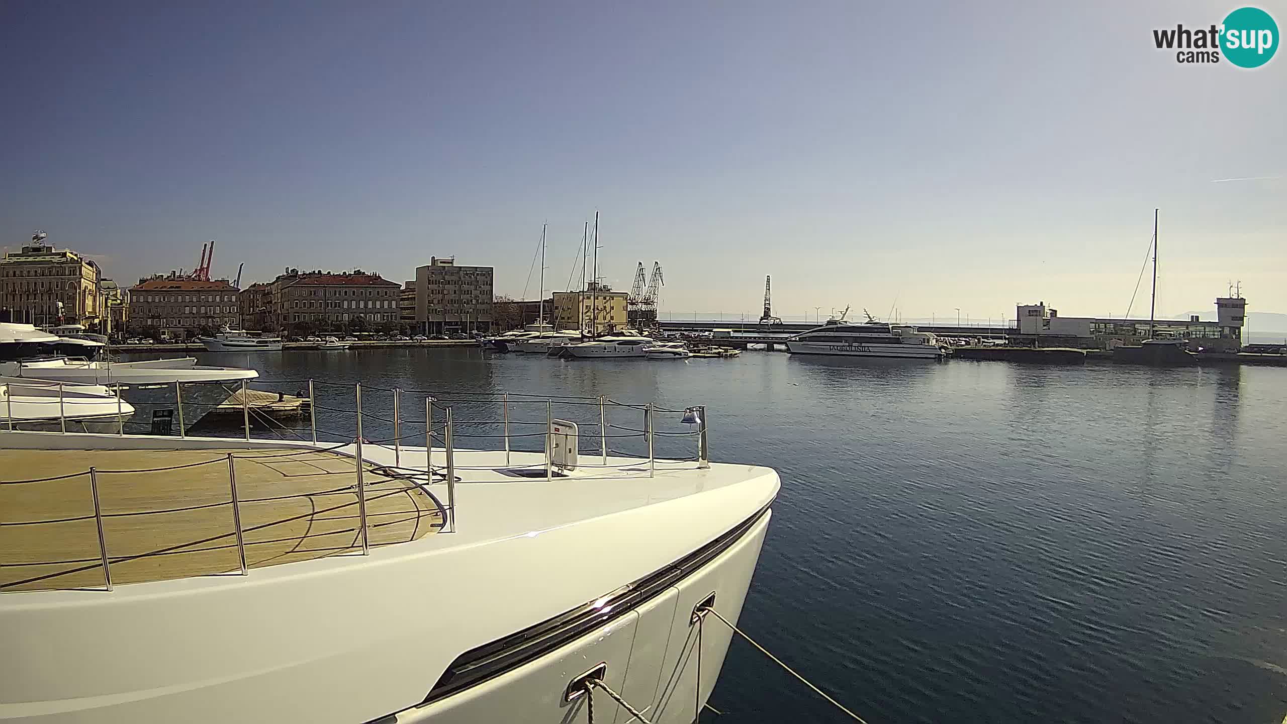 Reka – Botel Marina spletna kamera