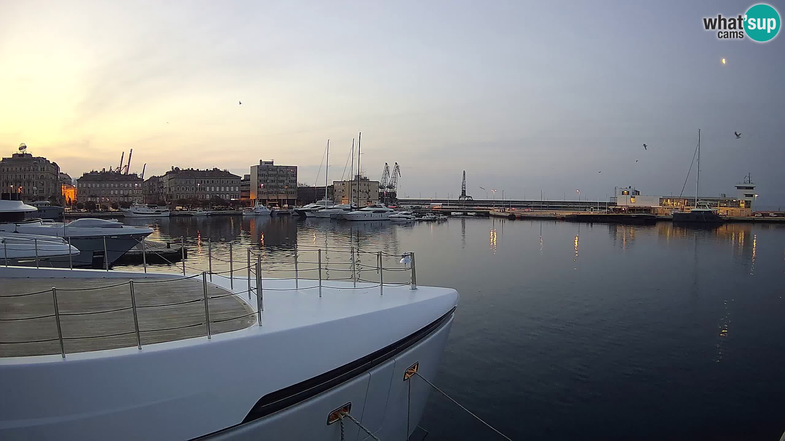 Rijeka – Botel Marina web kamera