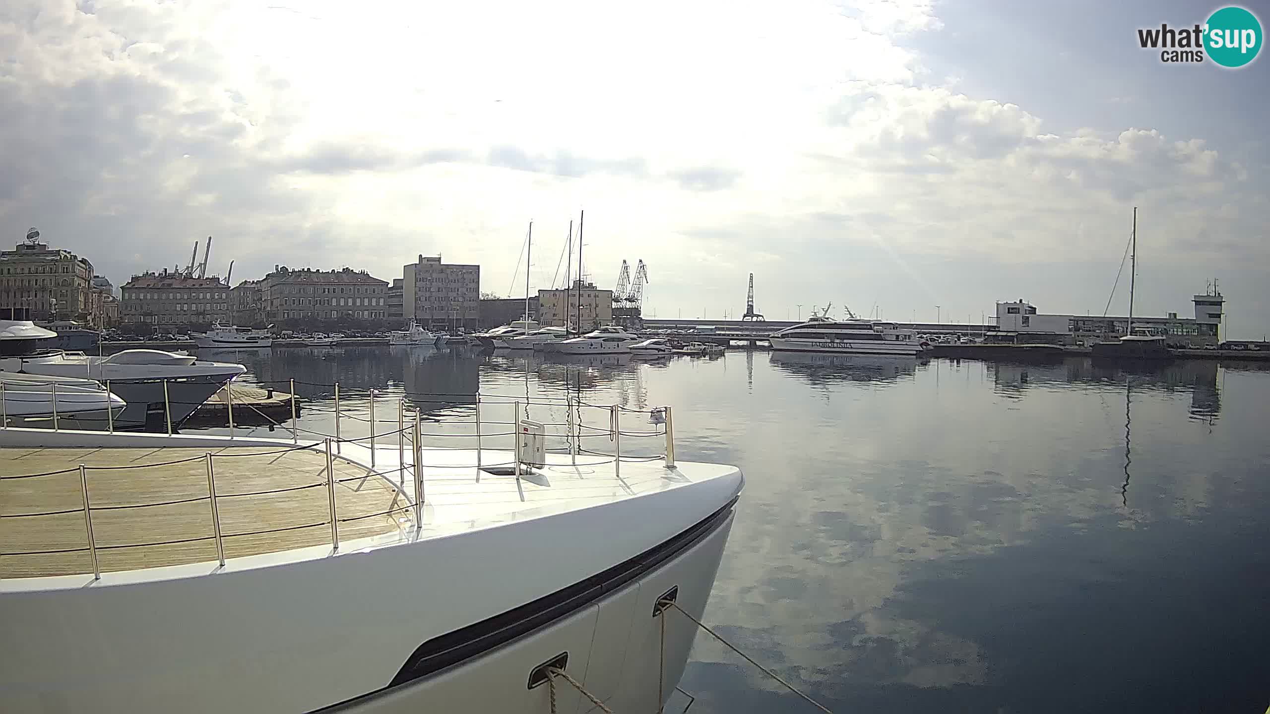 Reka – Botel Marina spletna kamera