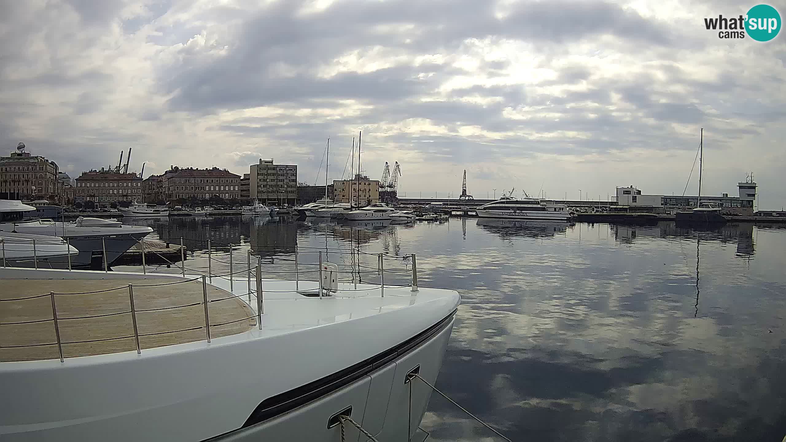 Rijeka – Botel Marina webcam en direct