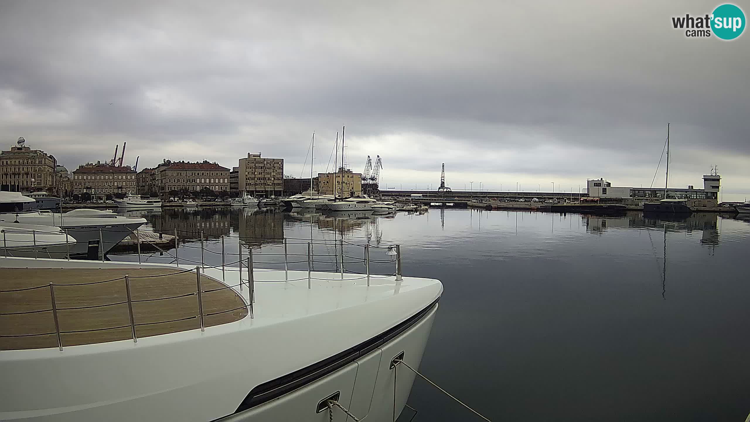 Rijeka – Botel Marina web kamera