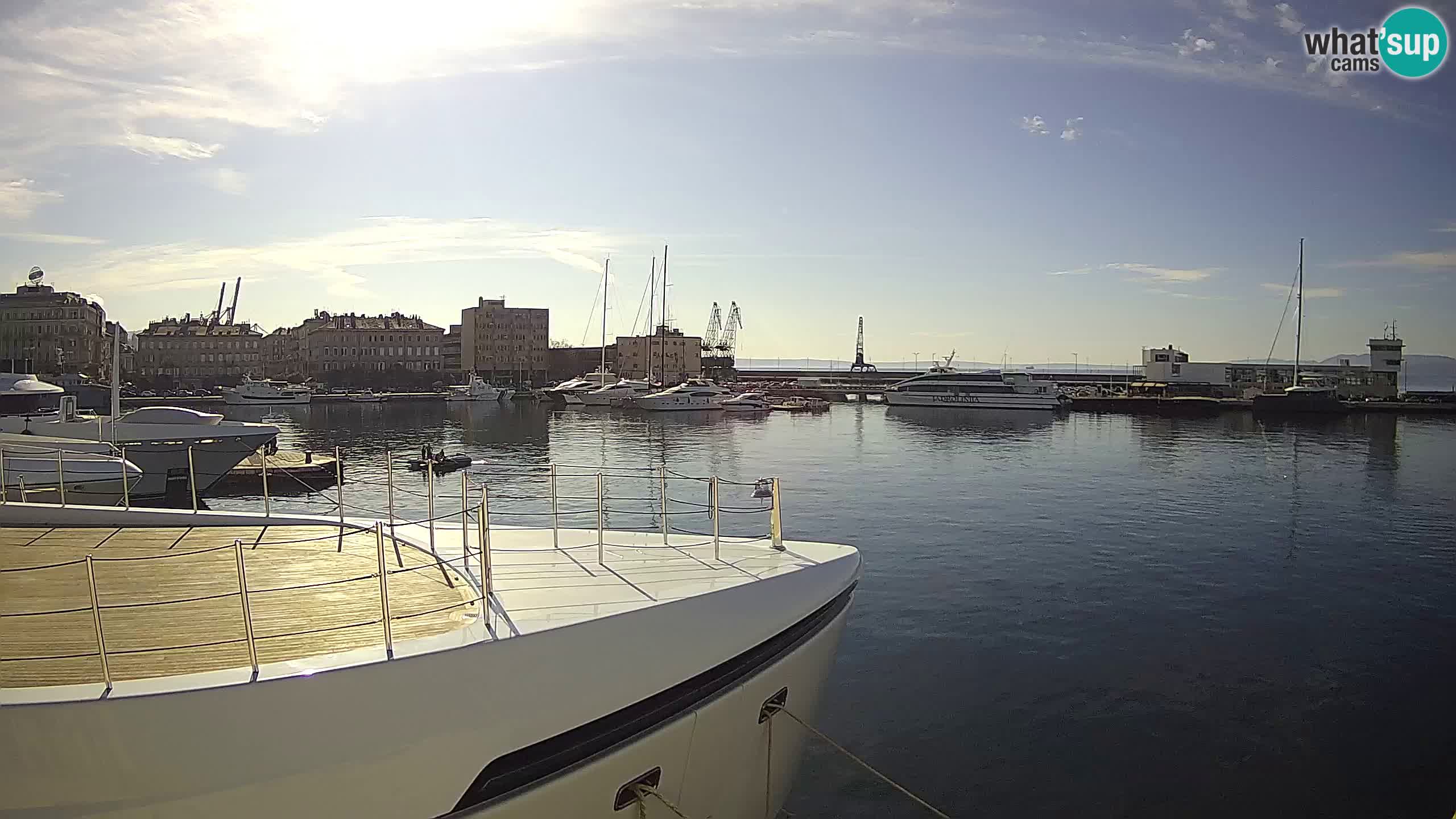 Rijeka – Botel Marina webcam en direct