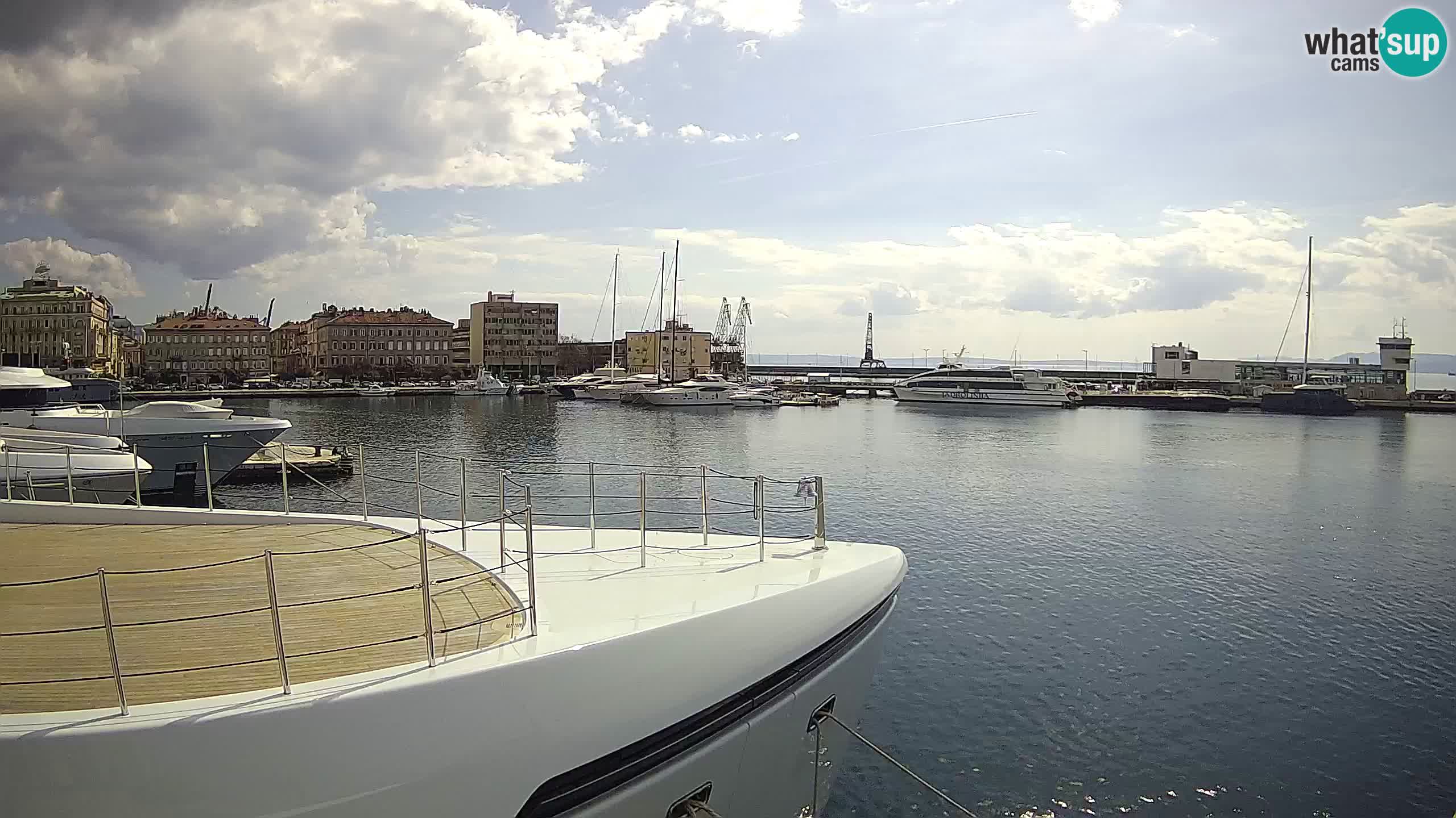 Botel Marina cámara web en vivo Rijeka