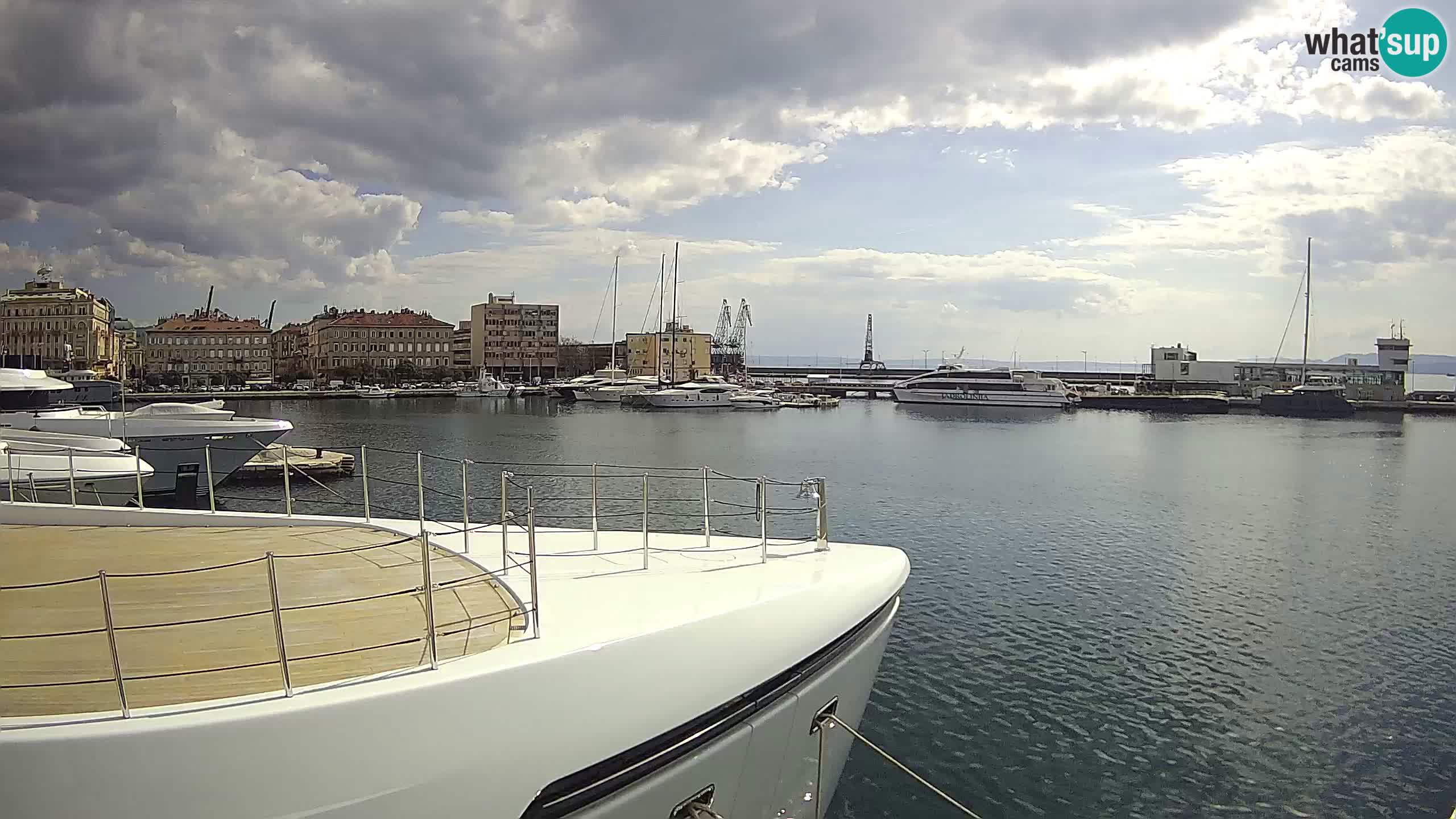 Rijeka – Botel Marina webcam en direct