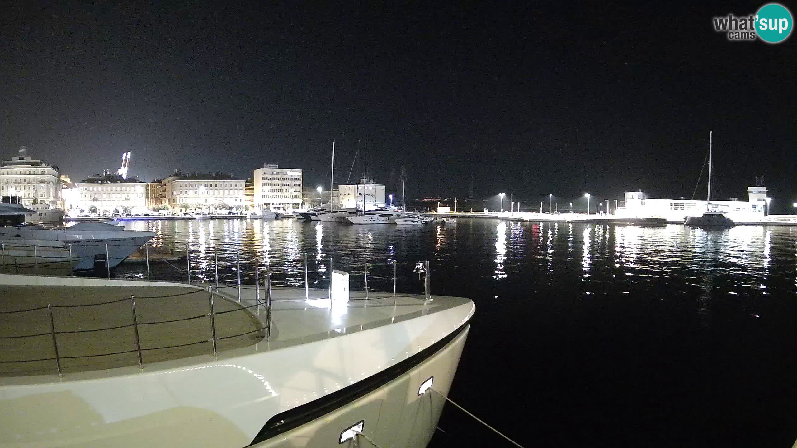 Botel Marina cámara web en vivo Rijeka
