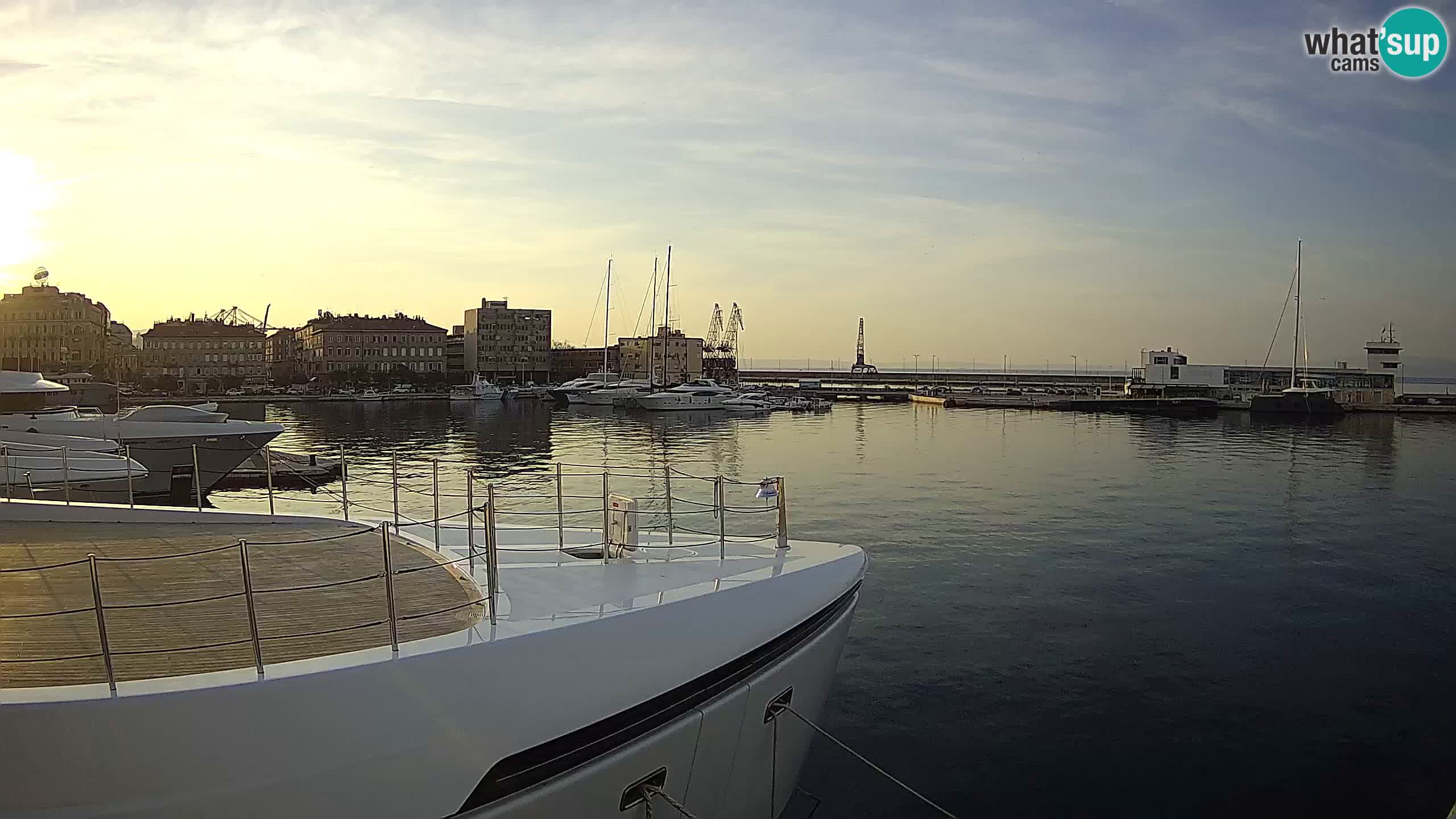 Rijeka – Botel Marina webcam en direct