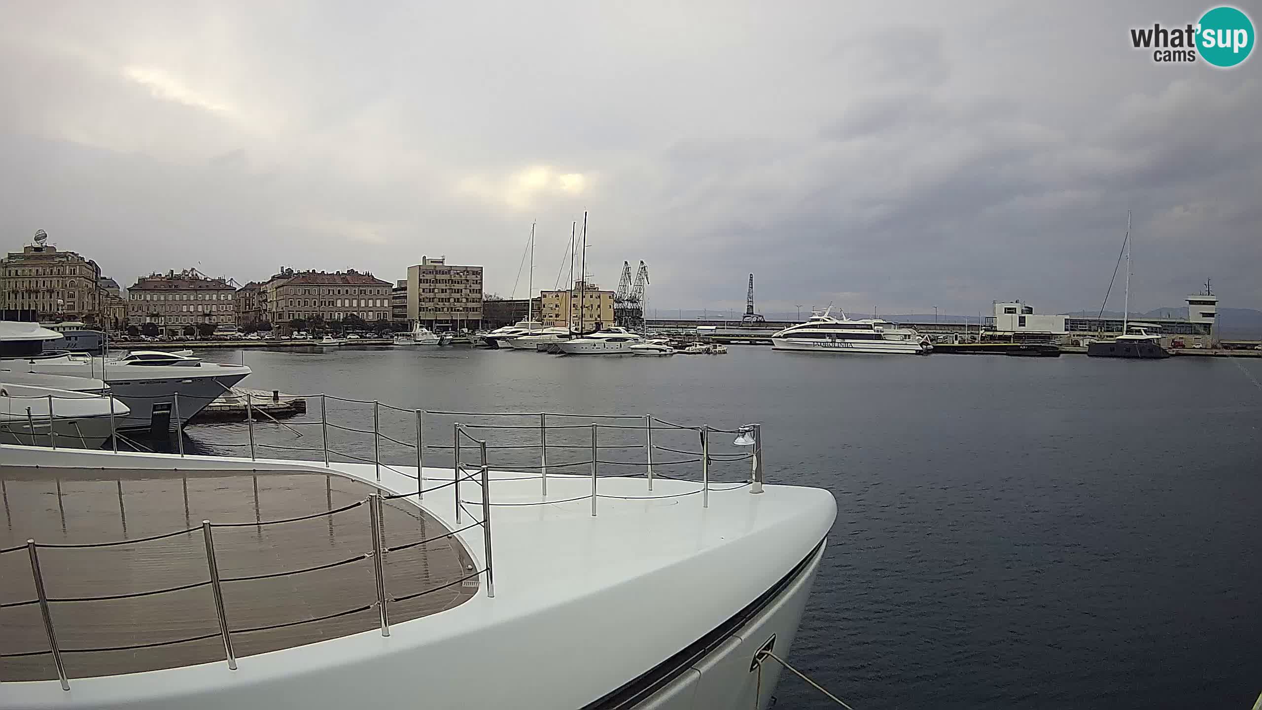Rijeka – Botel Marina web kamera