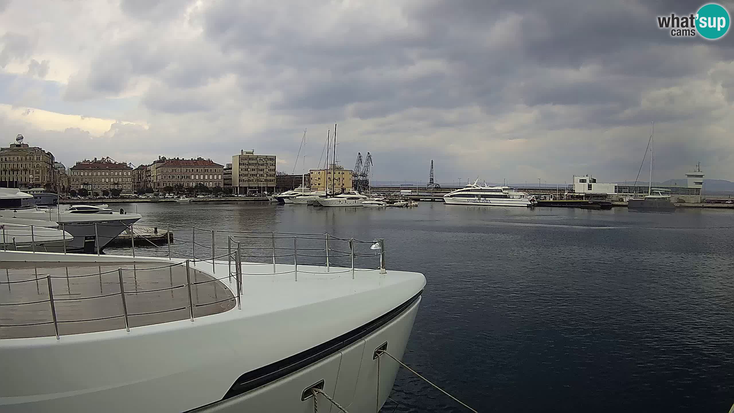Rijeka – Botel Marina webcam en direct