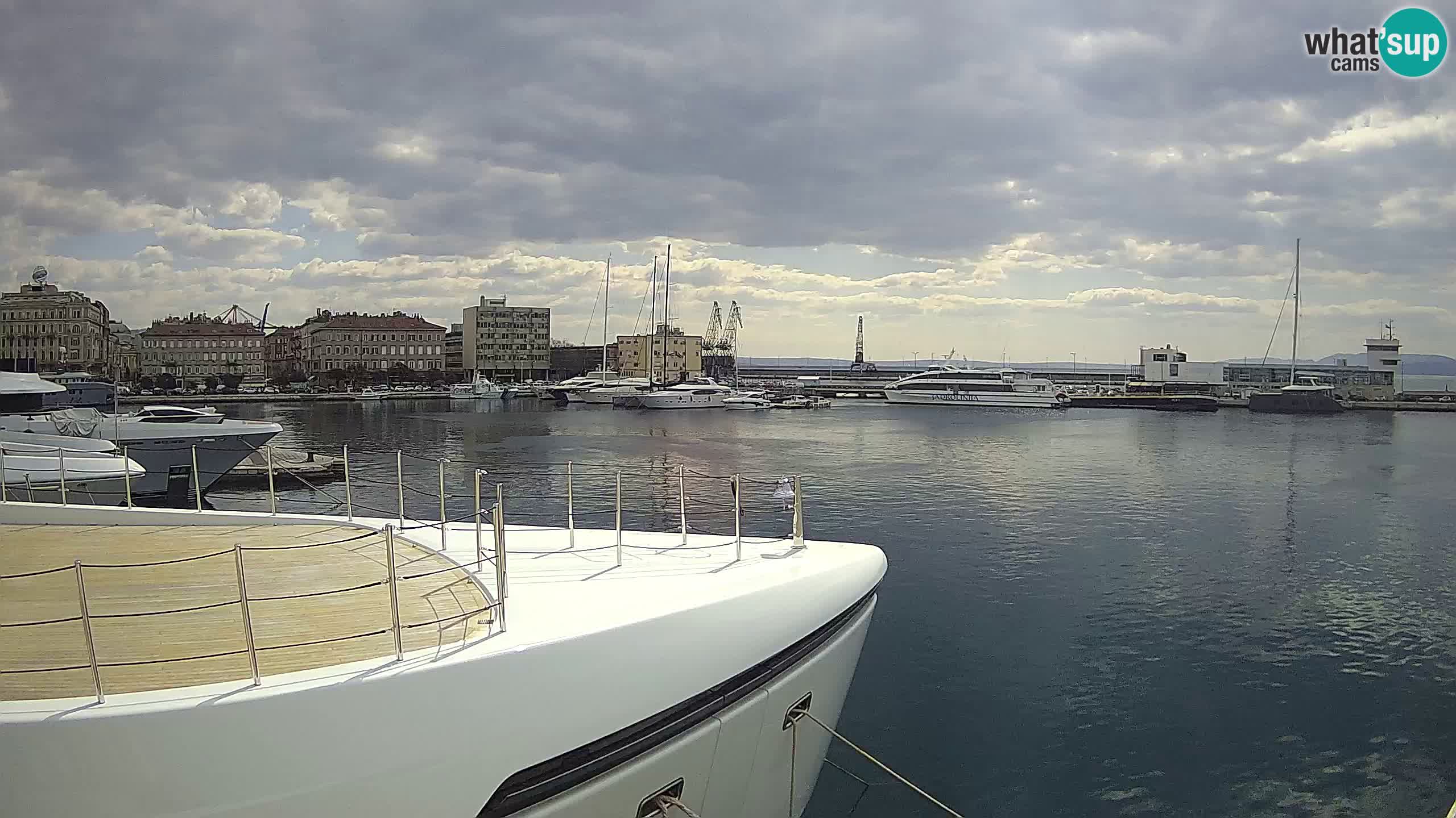 Rijeka – Botel Marina webcam en direct