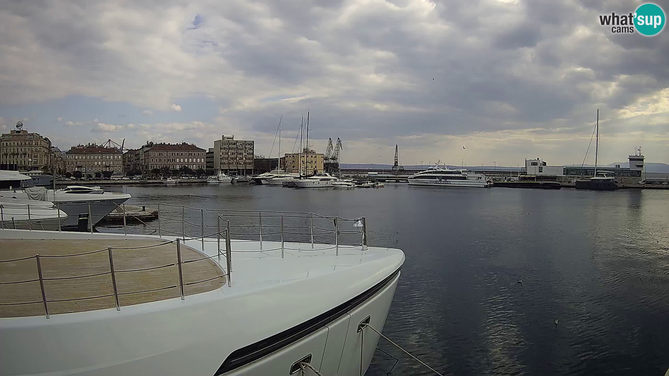 Rijeka – Botel Marina webcam en direct