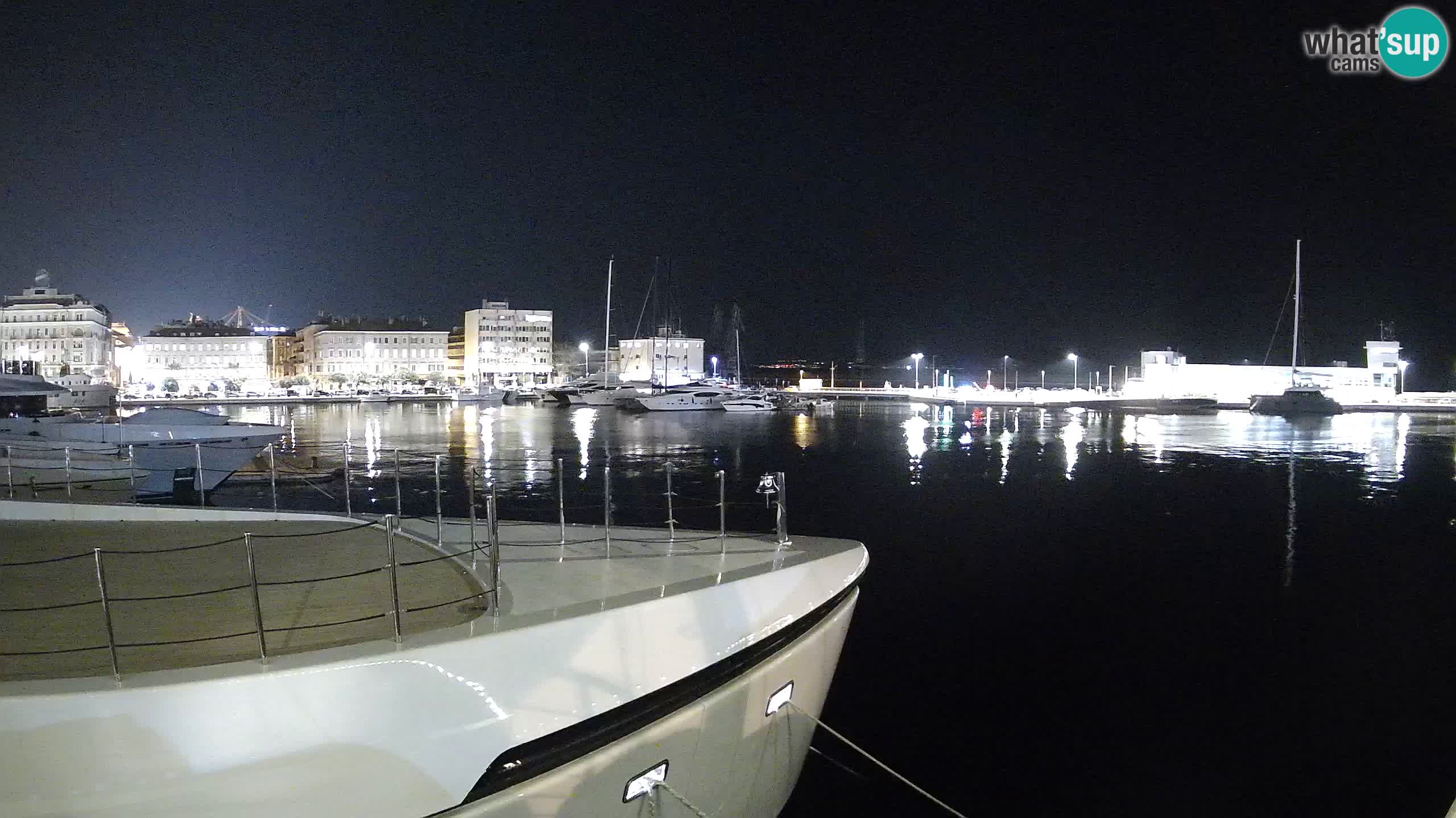 Botel Marina cámara web en vivo Rijeka