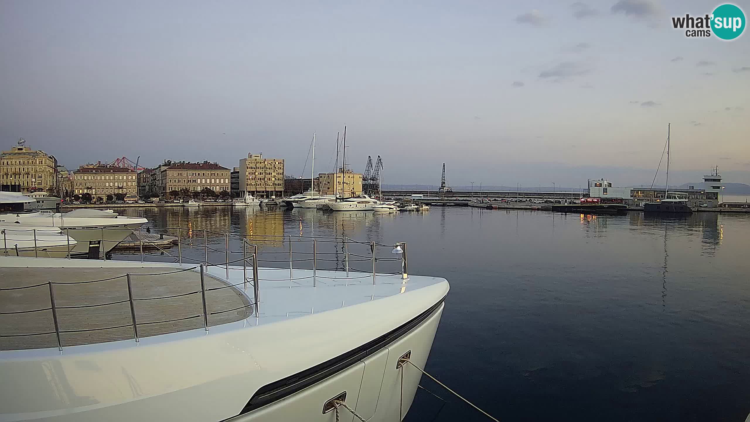 Rijeka – Botel Marina webcam en direct