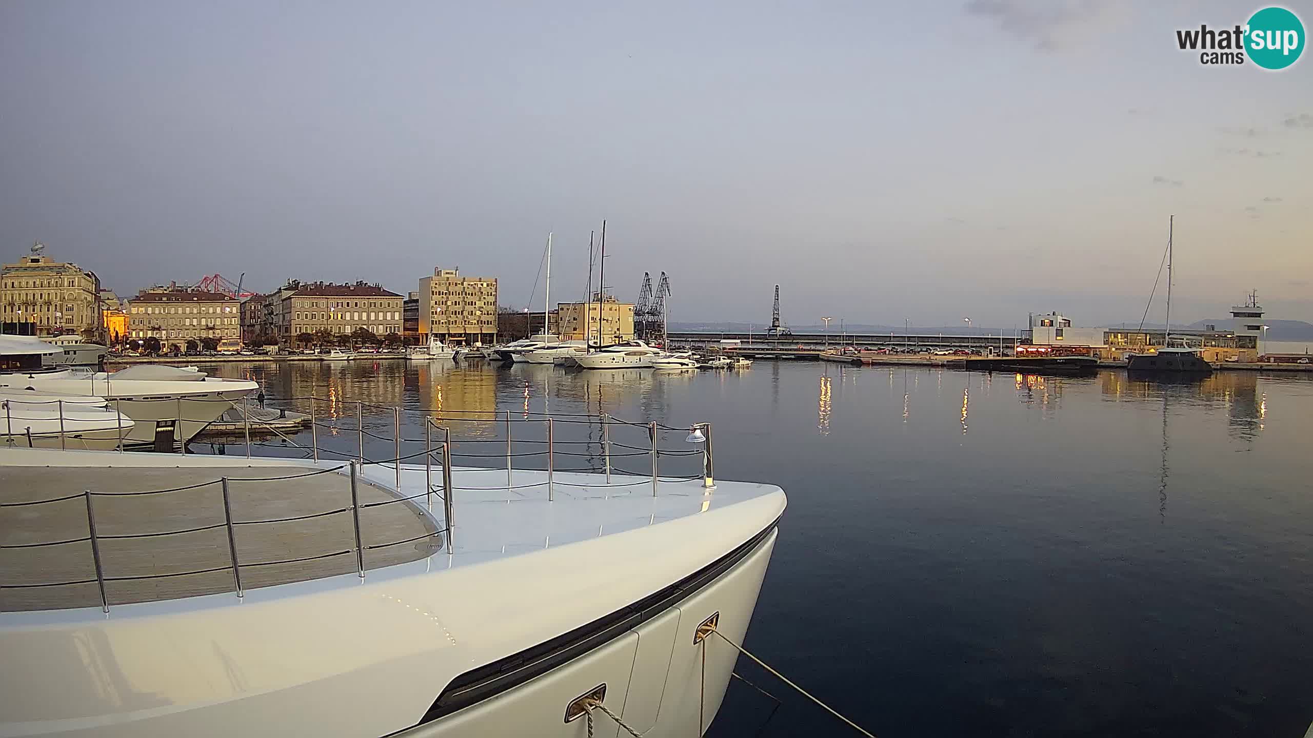 Rijeka – Botel Marina webcam en direct