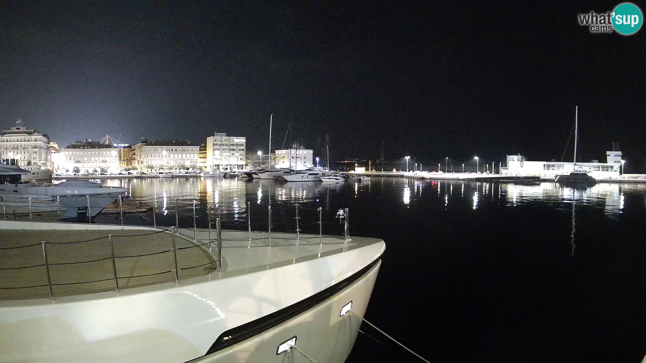 Botel Marina cámara web en vivo Rijeka