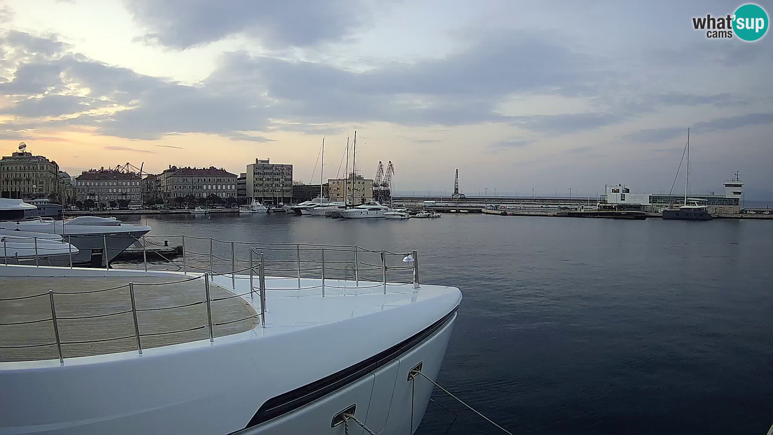 Rijeka – Botel Marina webcam en direct