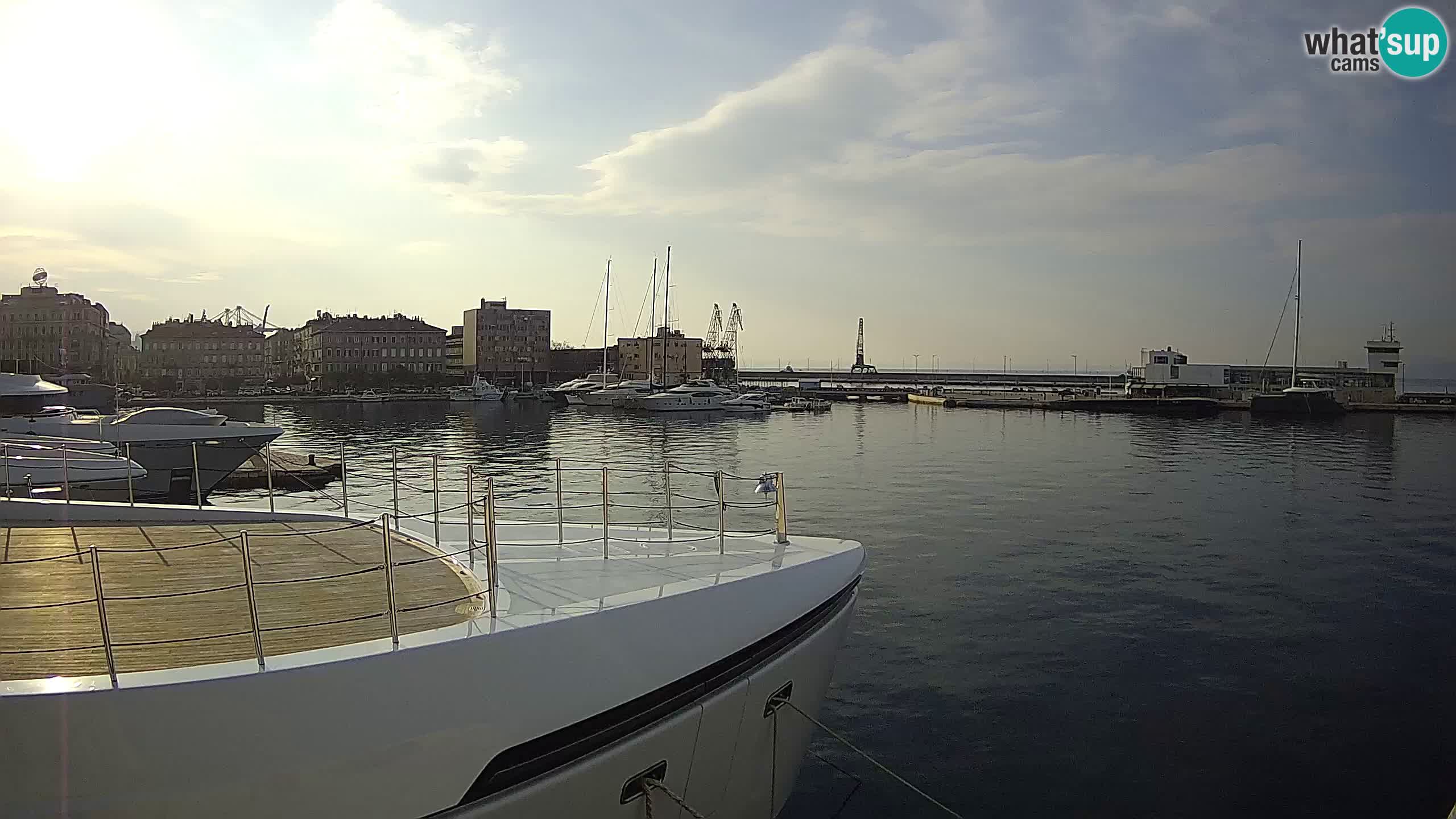 Botel Marina cámara web en vivo Rijeka