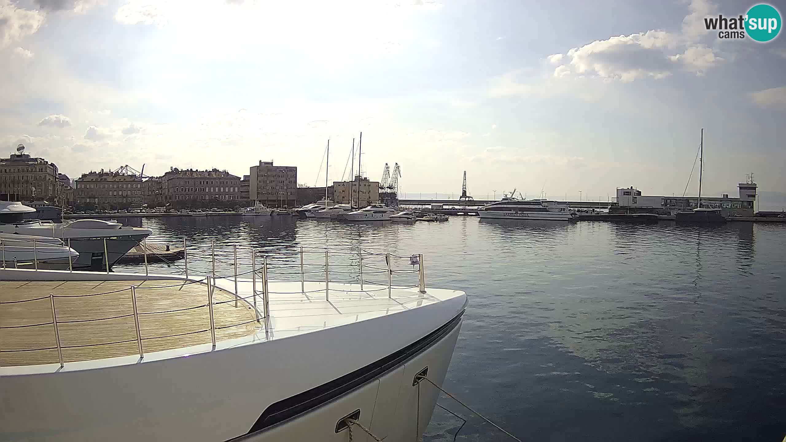 Botel Marina cámara web en vivo Rijeka