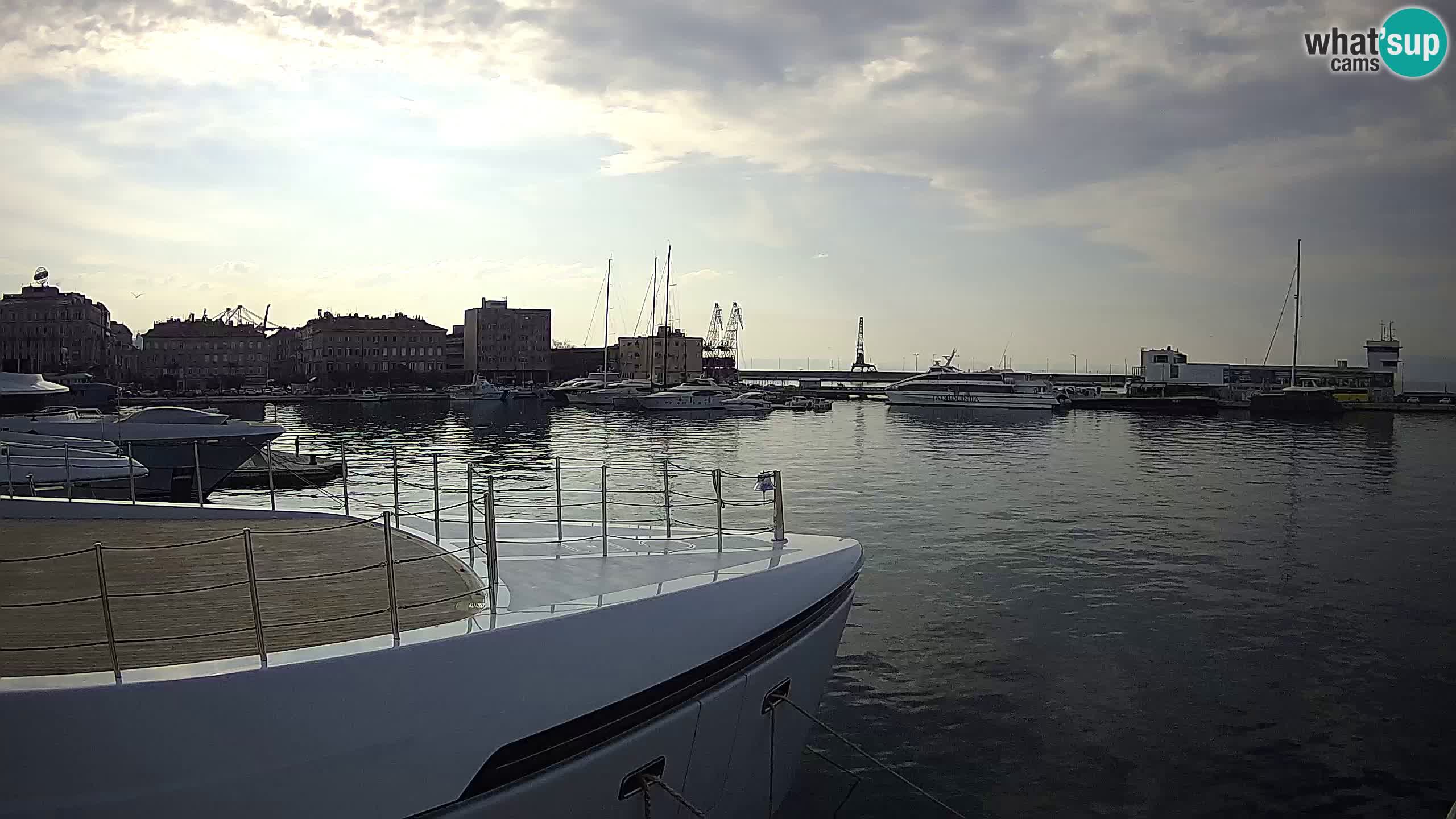 Rijeka – Botel Marina web kamera