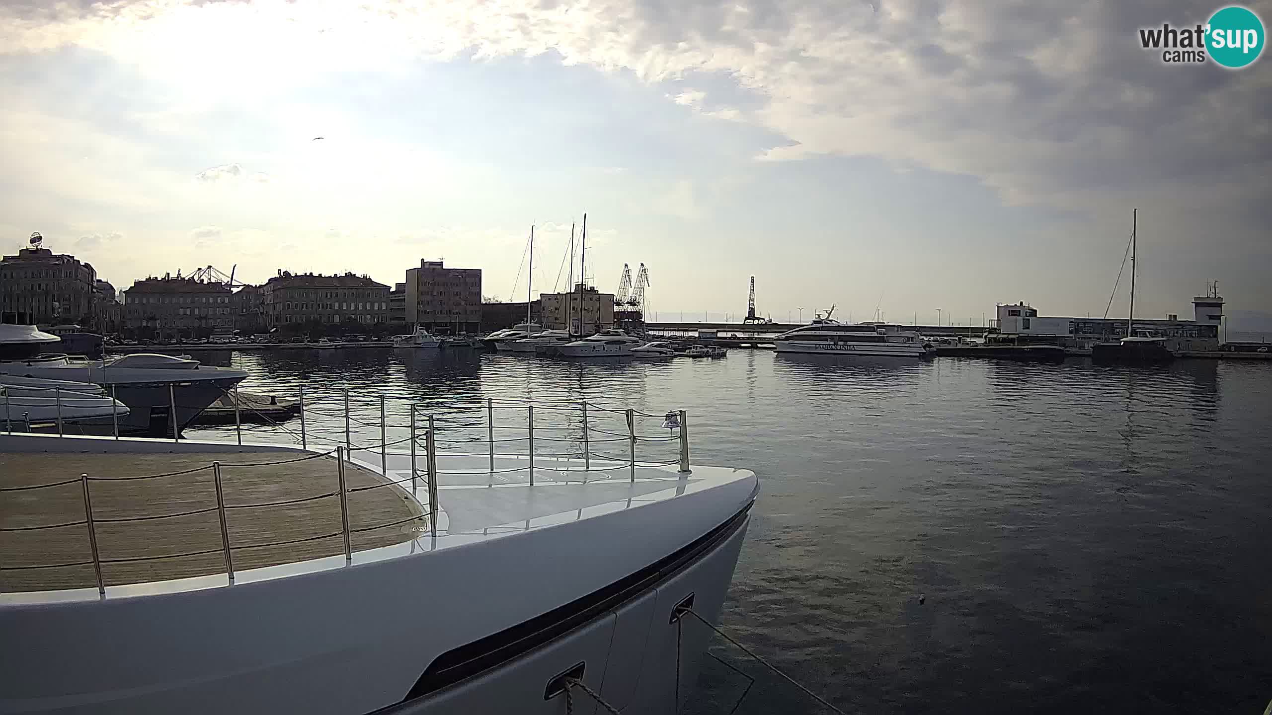 Rijeka – Botel Marina web kamera