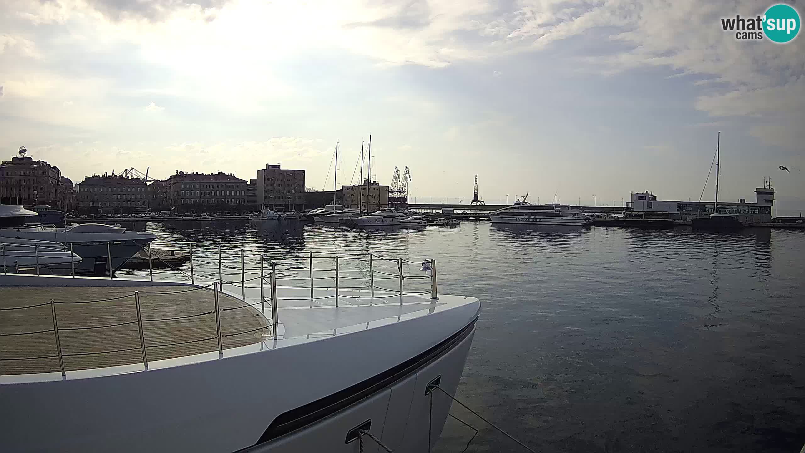 Rijeka – Botel Marina web kamera