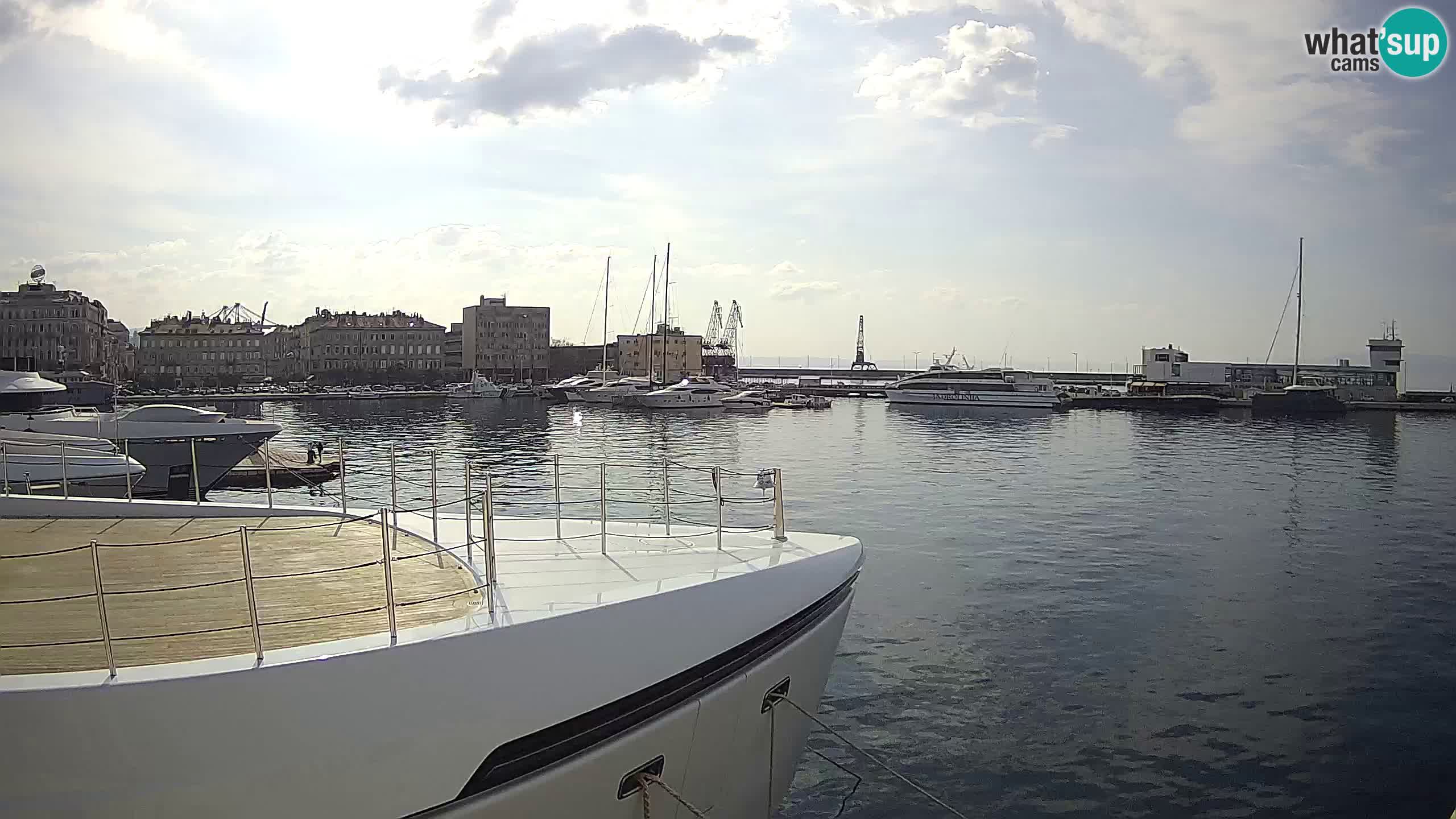 Rijeka – Botel Marina webcam en direct