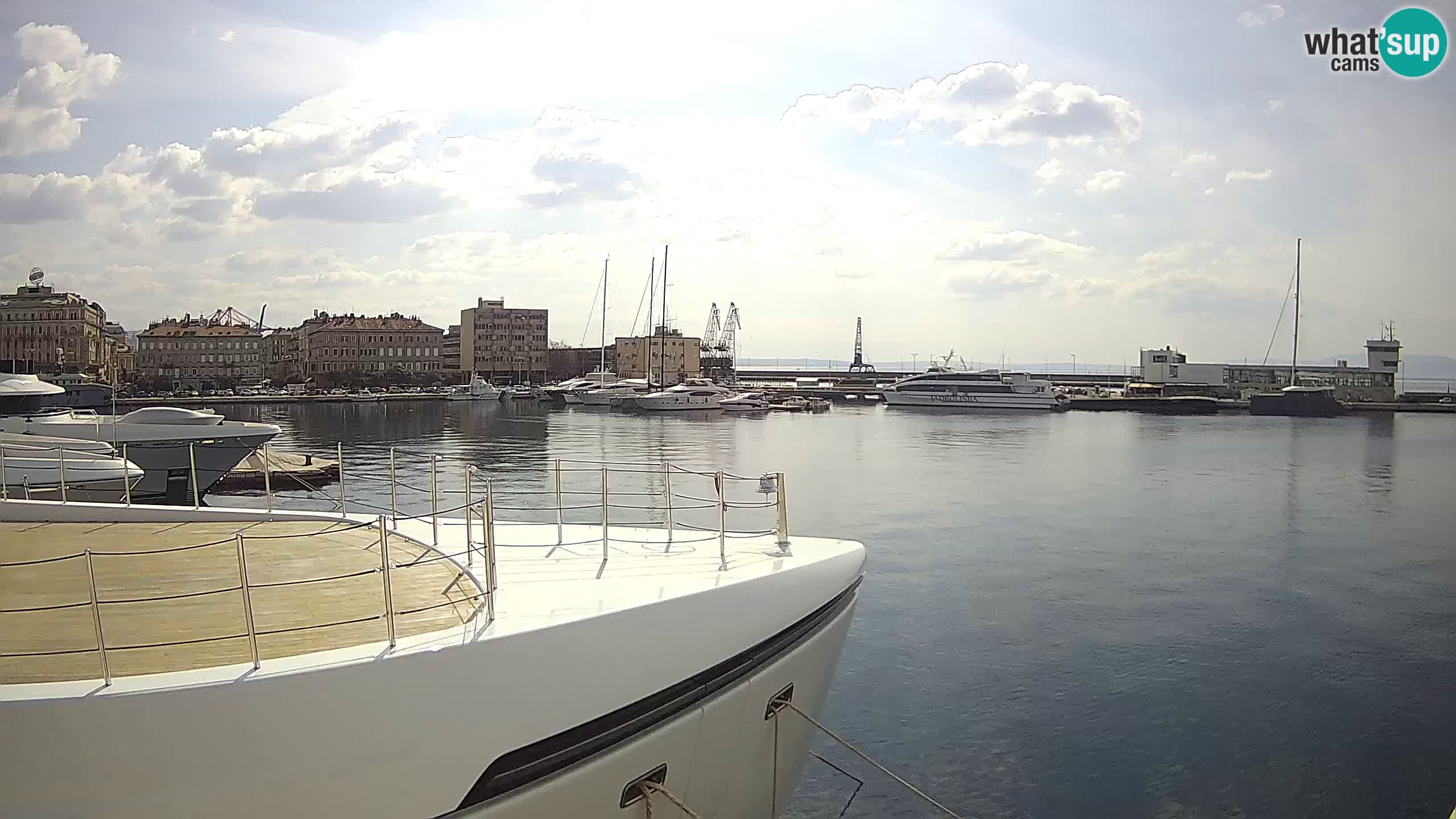 Botel Marina cámara web en vivo Rijeka