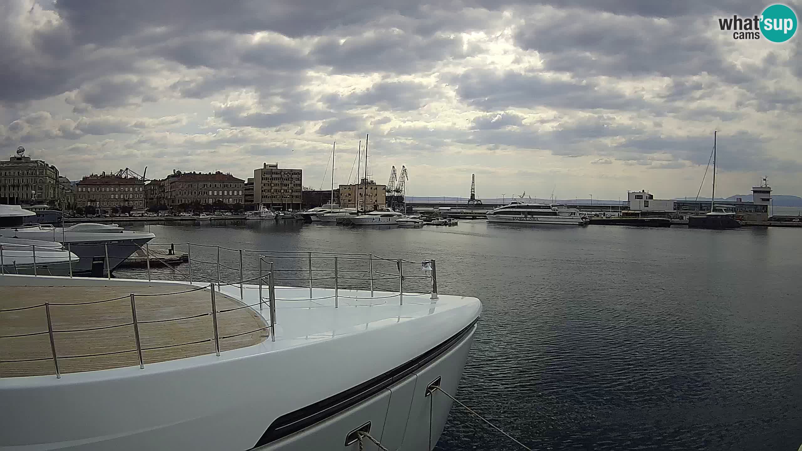 Botel Marina cámara web en vivo Rijeka