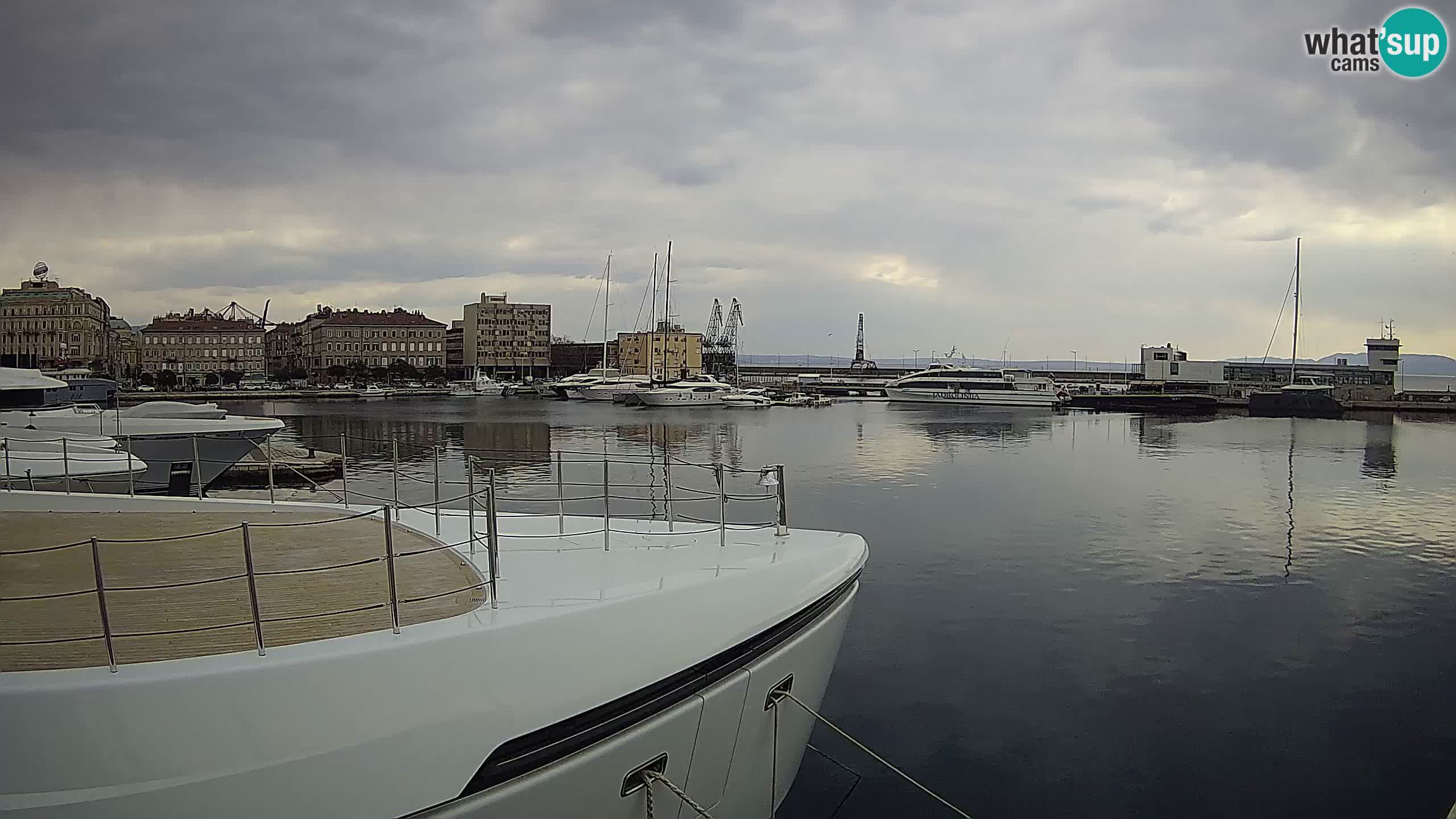 Botel Marina cámara web en vivo Rijeka