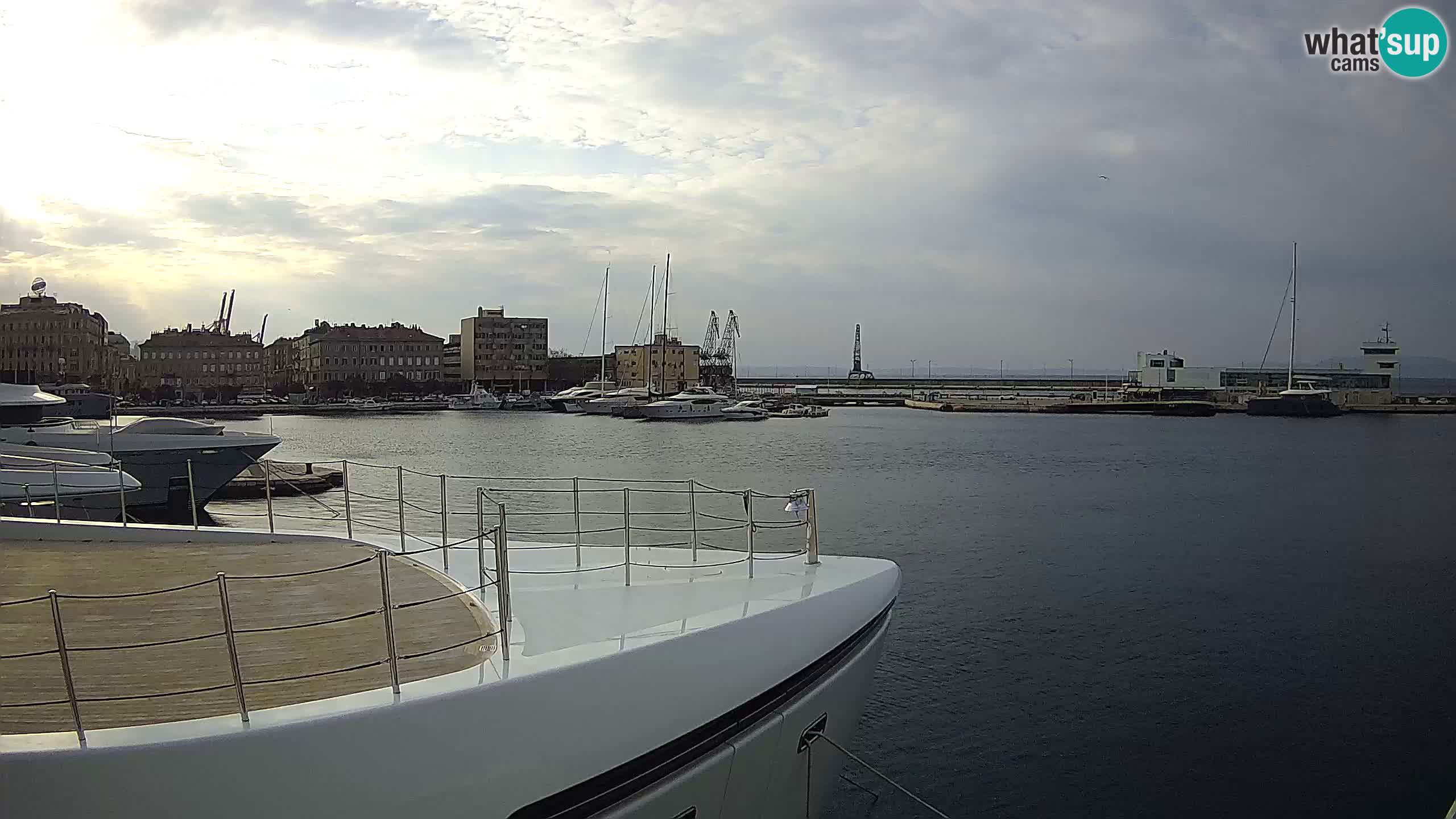 Rijeka – Botel Marina web kamera