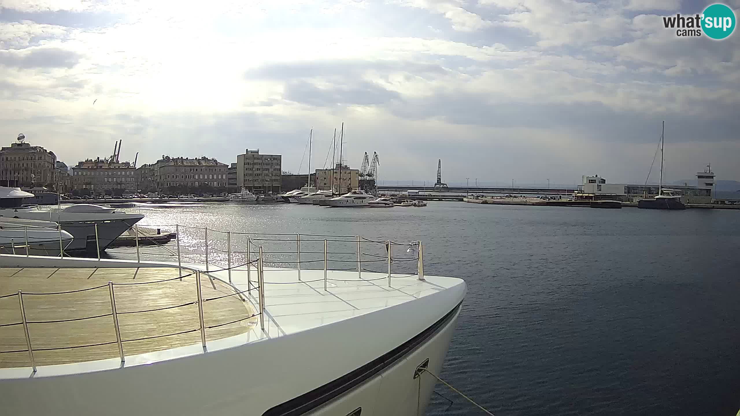 Rijeka – Botel Marina web kamera
