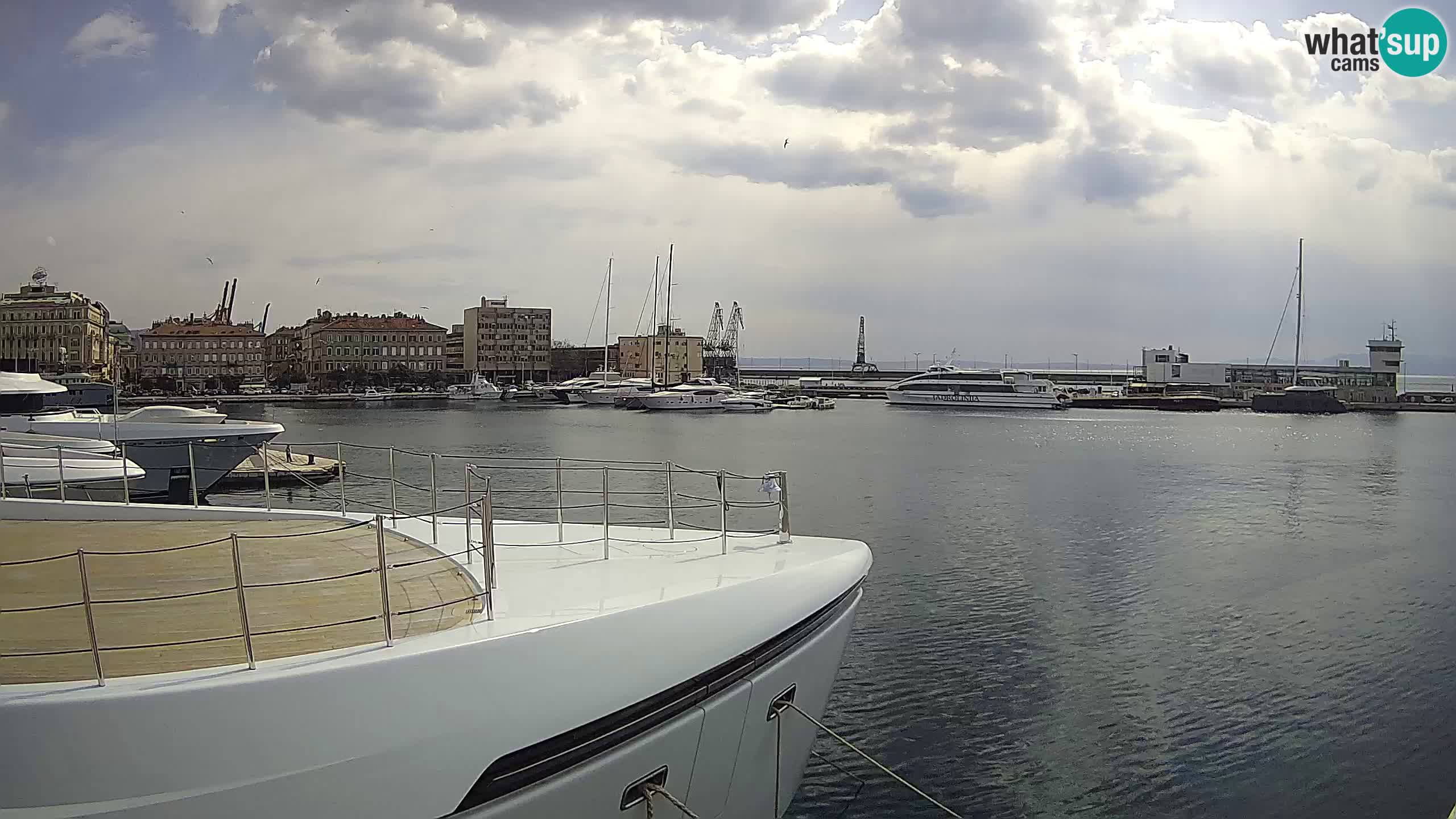 Rijeka – Botel Marina web kamera