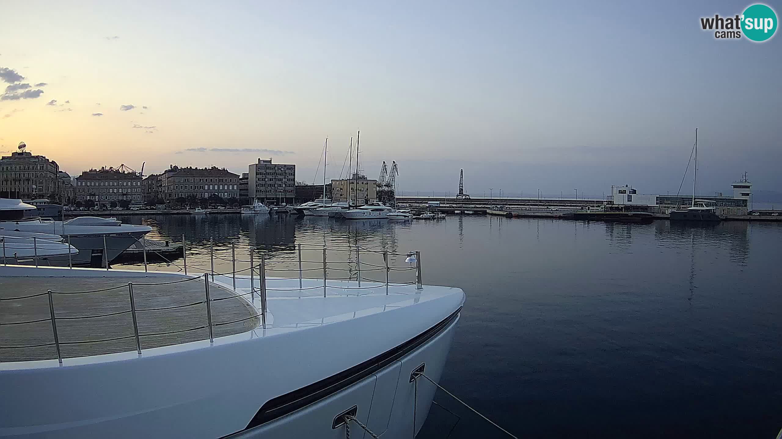 Rijeka – Botel Marina web kamera
