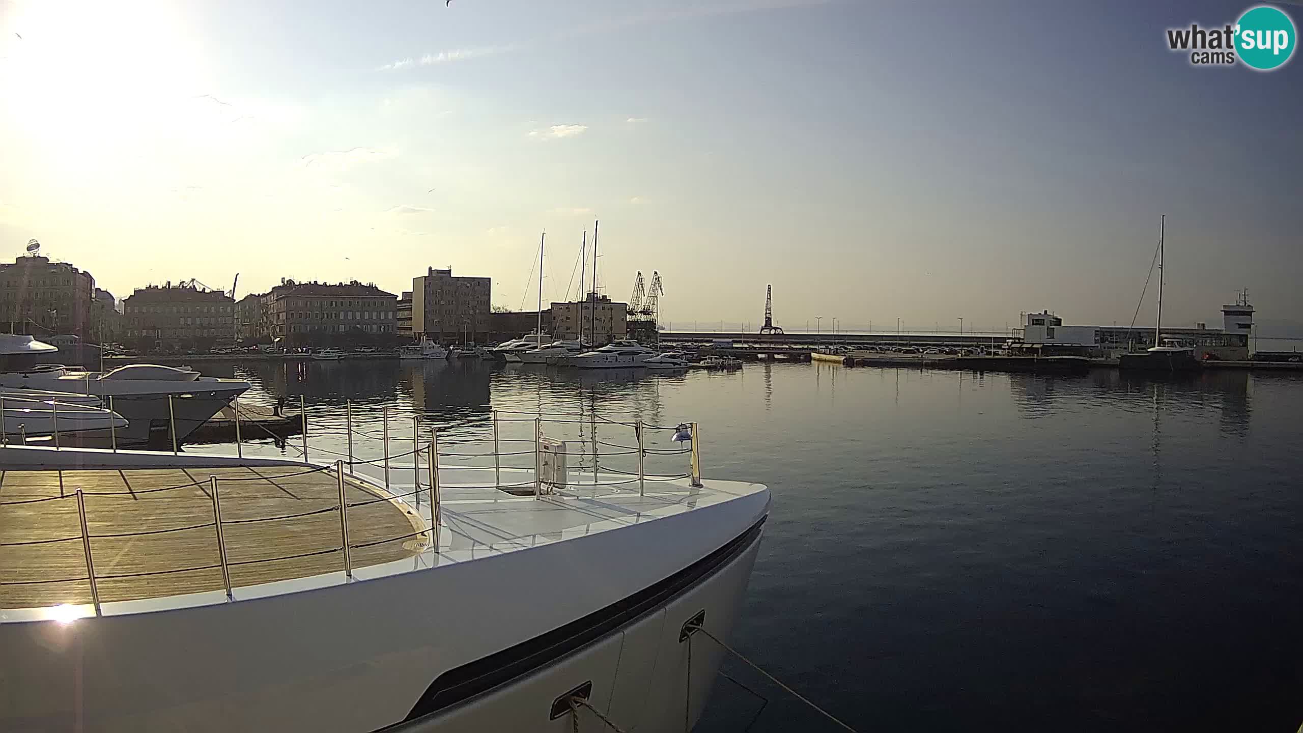 Rijeka – Botel Marina web kamera