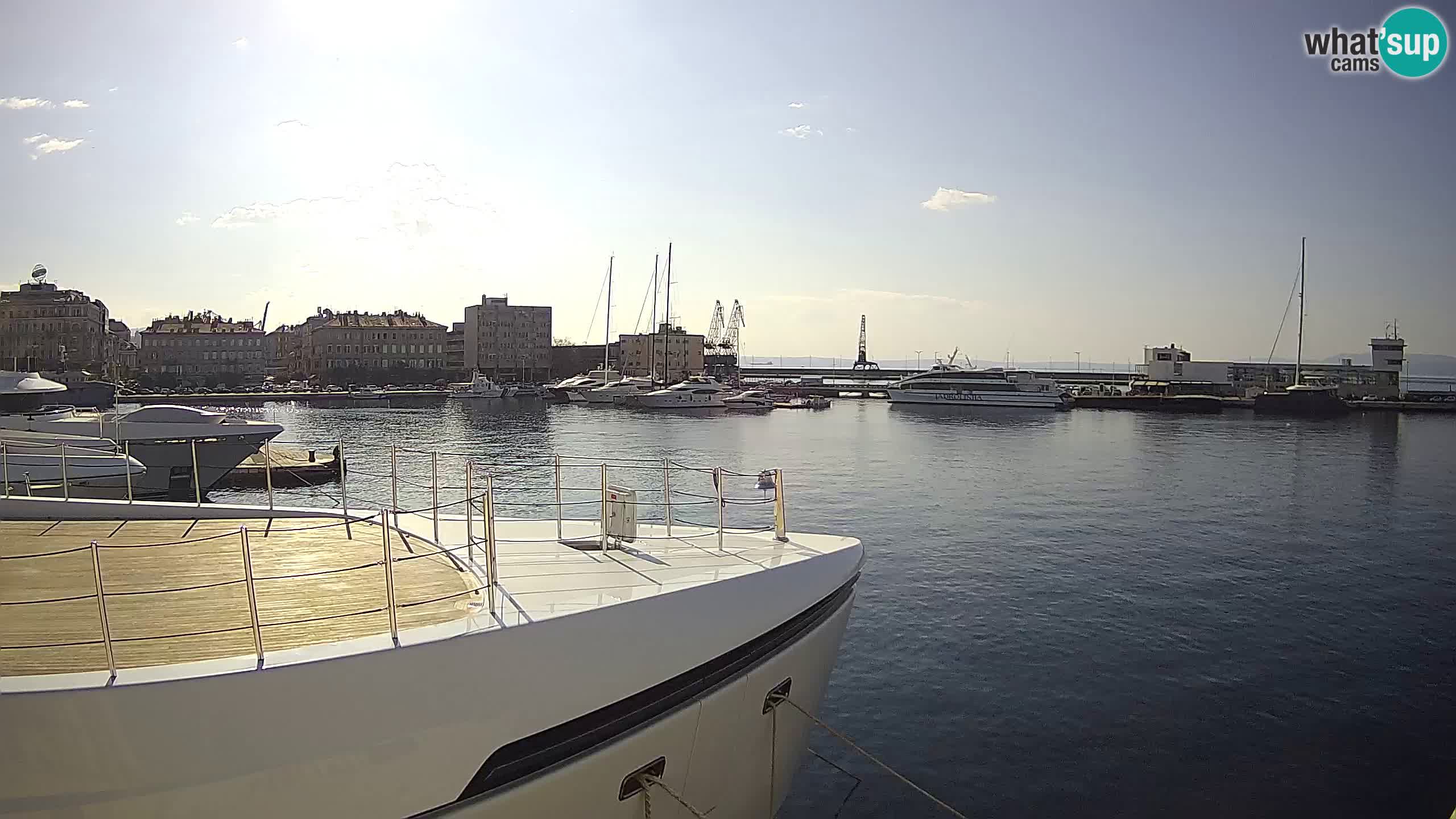Botel Marina cámara web en vivo Rijeka