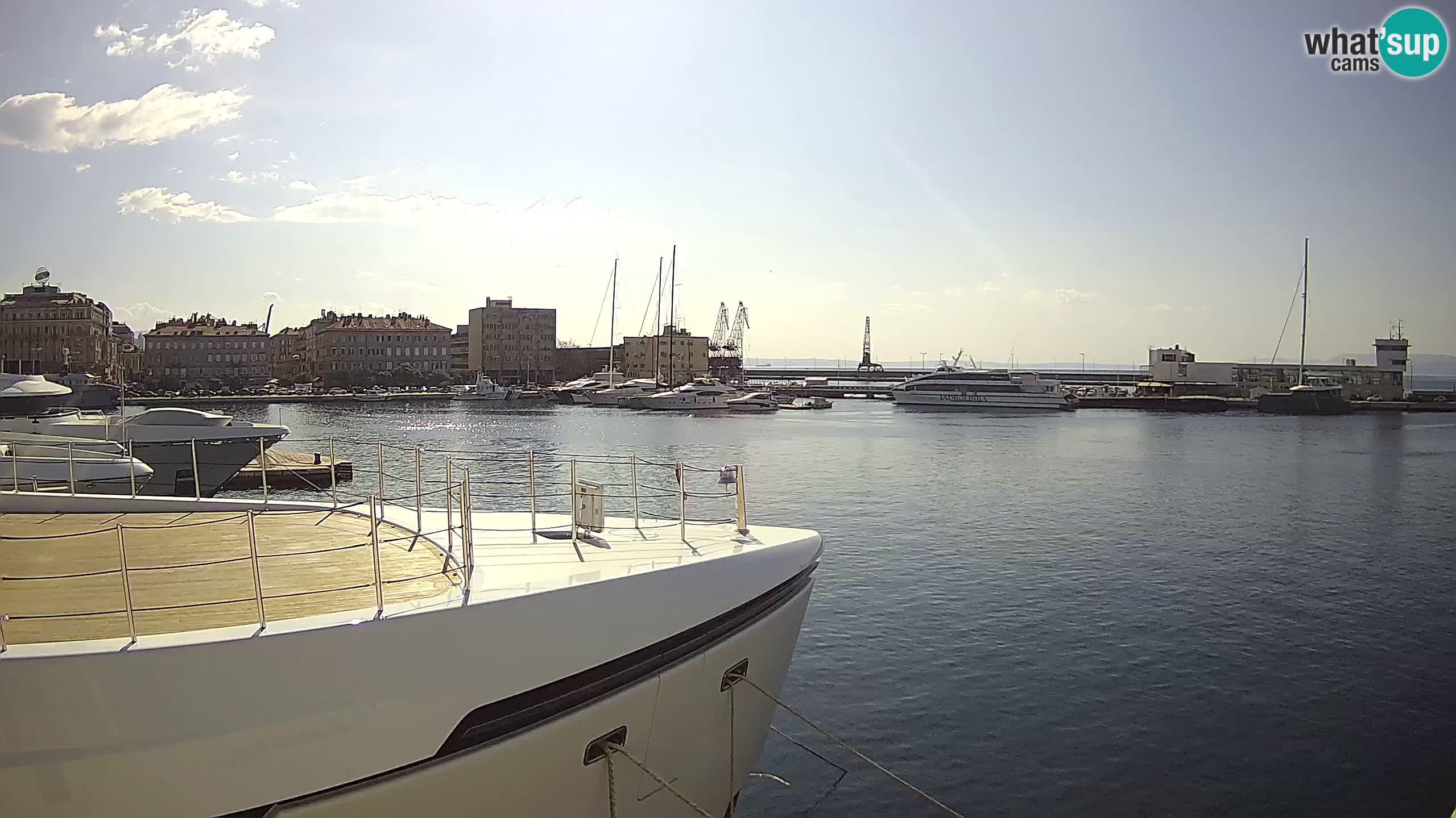 Rijeka – Botel Marina web kamera