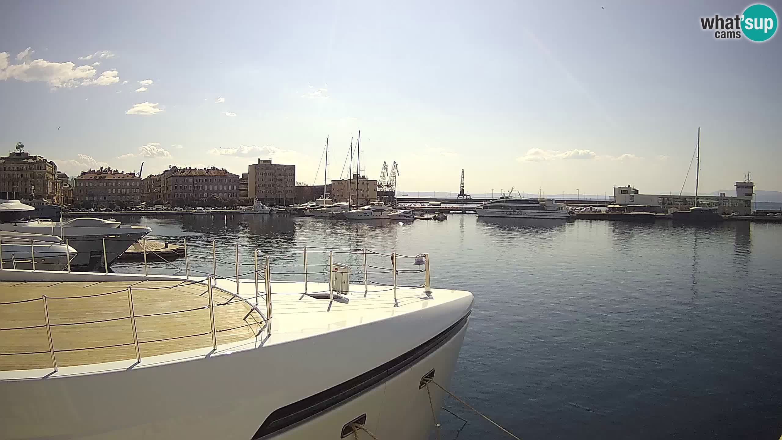 Botel Marina cámara web en vivo Rijeka