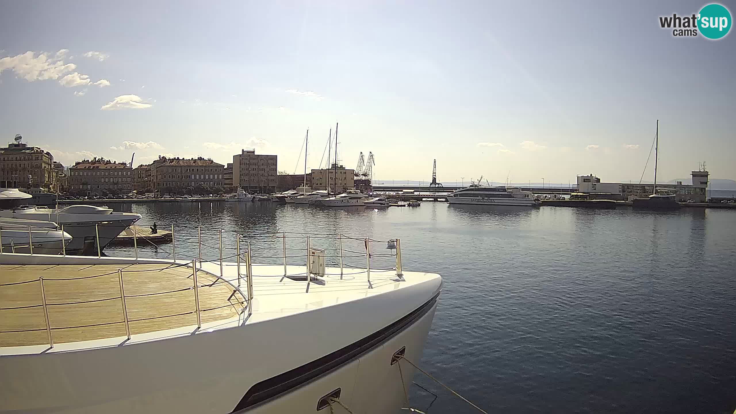 Botel Marina cámara web en vivo Rijeka