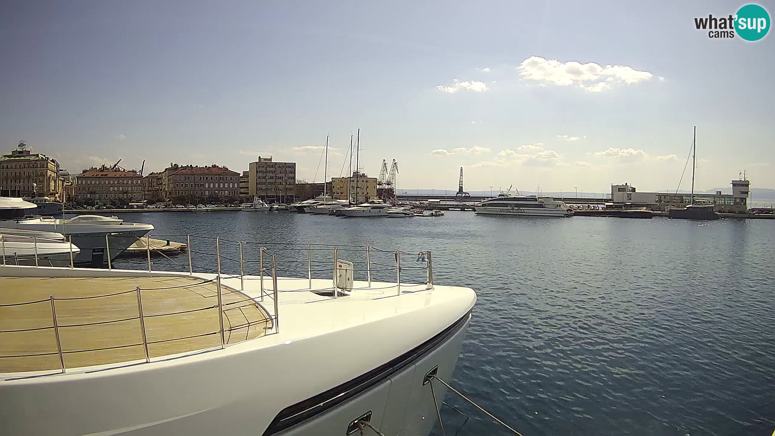 Rijeka – Botel Marina webcam en direct