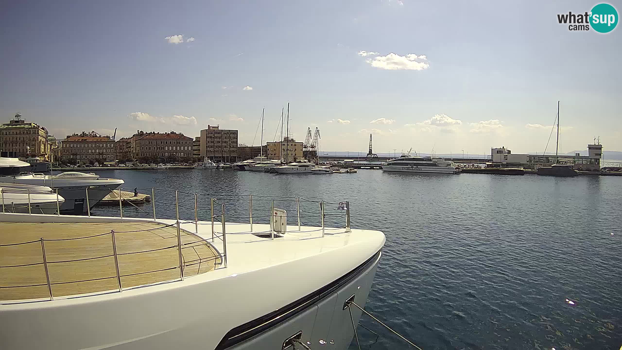 Rijeka – Botel Marina web kamera