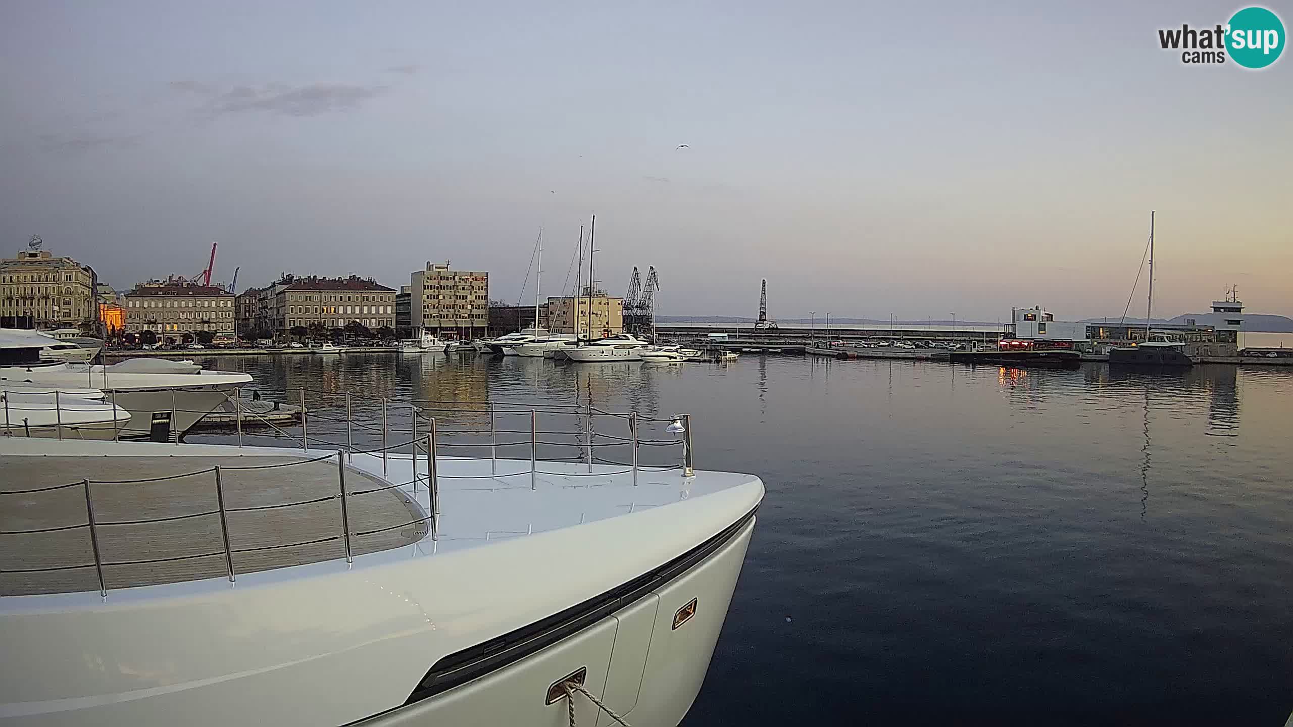Rijeka – Botel Marina web kamera